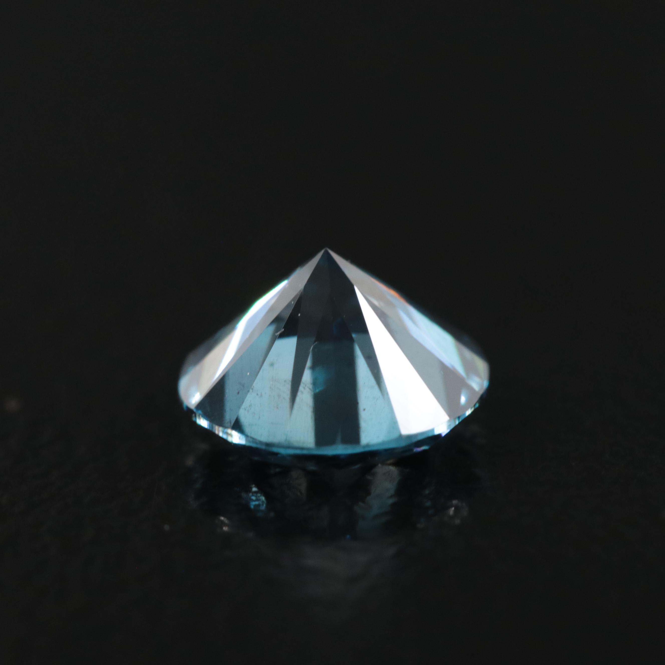 Loose 1.38 CT Fancy Deep Blue Diamond
