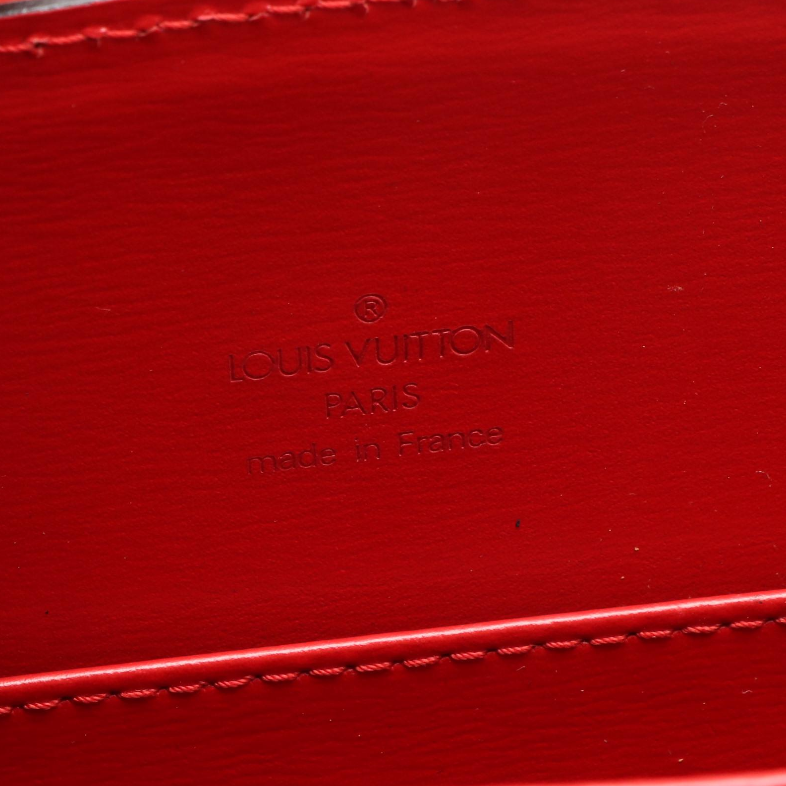 Louis Vuitton Capucines Crossbody in Red Epi Leather