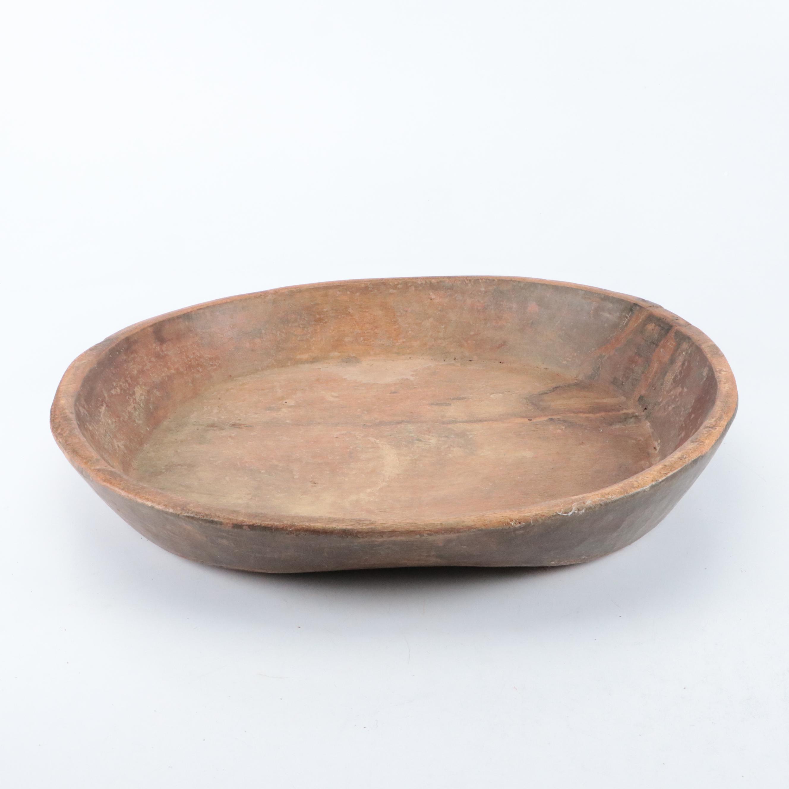 Primitive Wooden Bowl