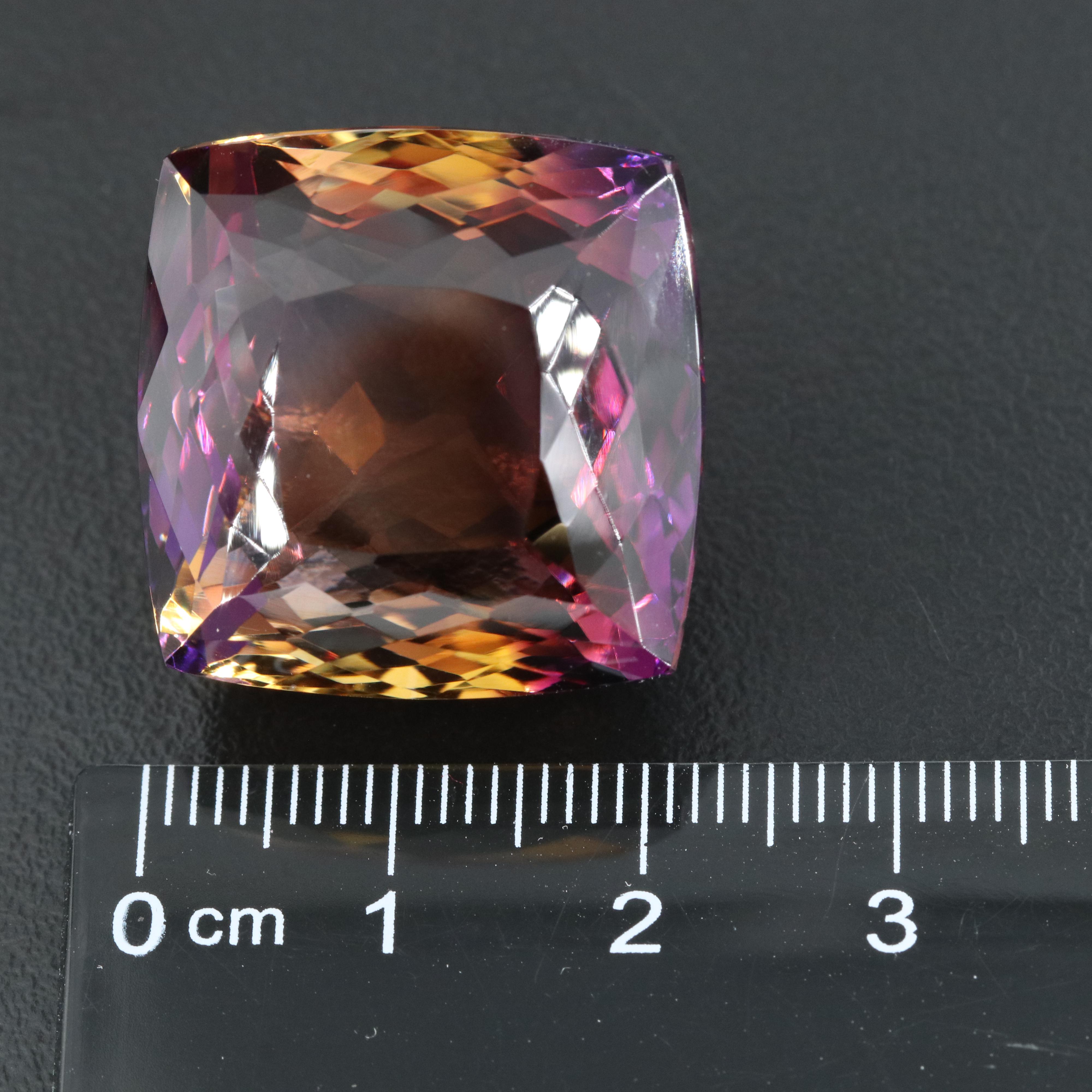 Loose 66.55 CT Faceted Ametrine