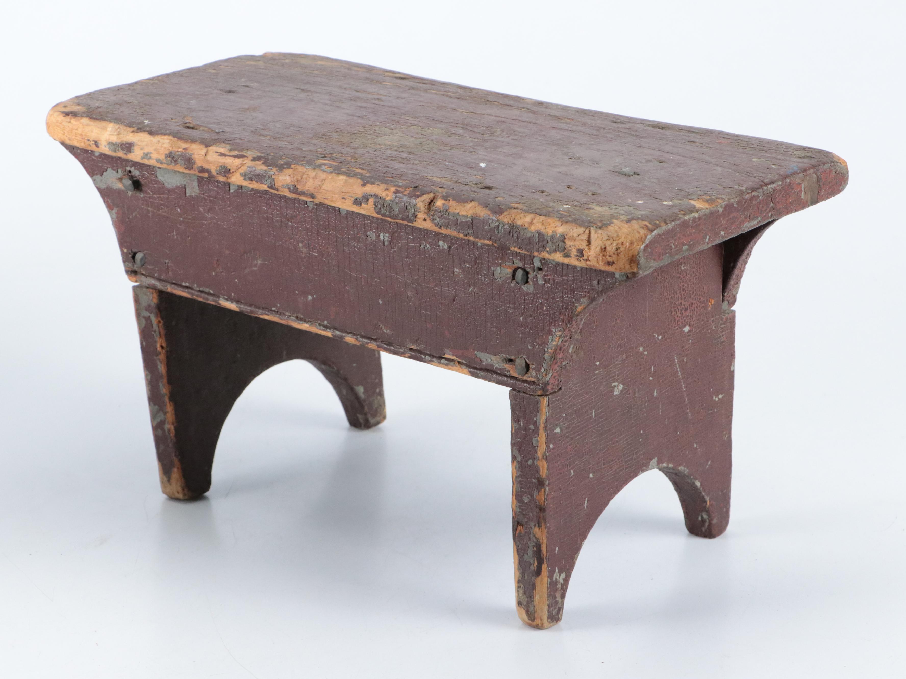 Hand-Crafted Wooden Footstools and Scoop