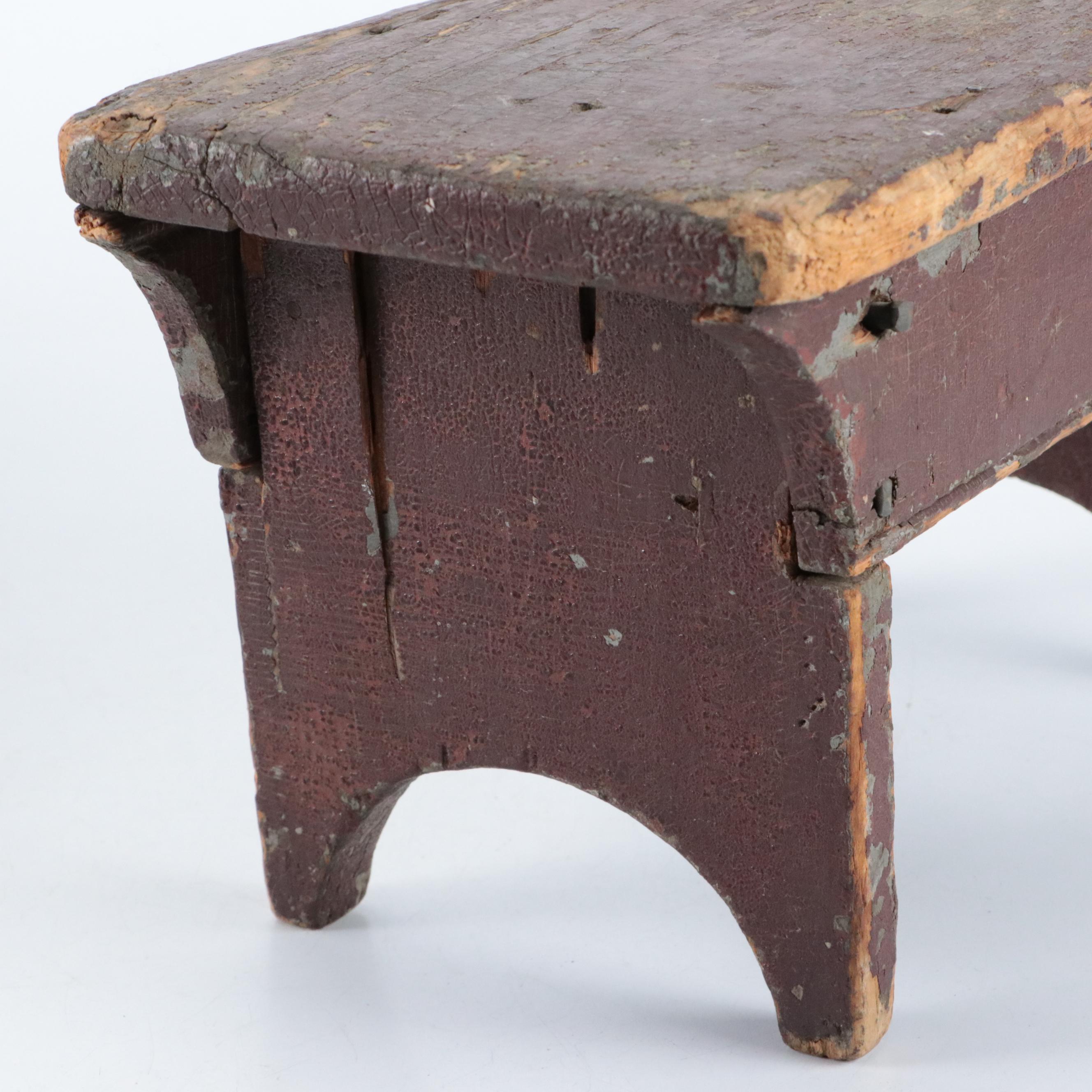 Hand-Crafted Wooden Footstools and Scoop