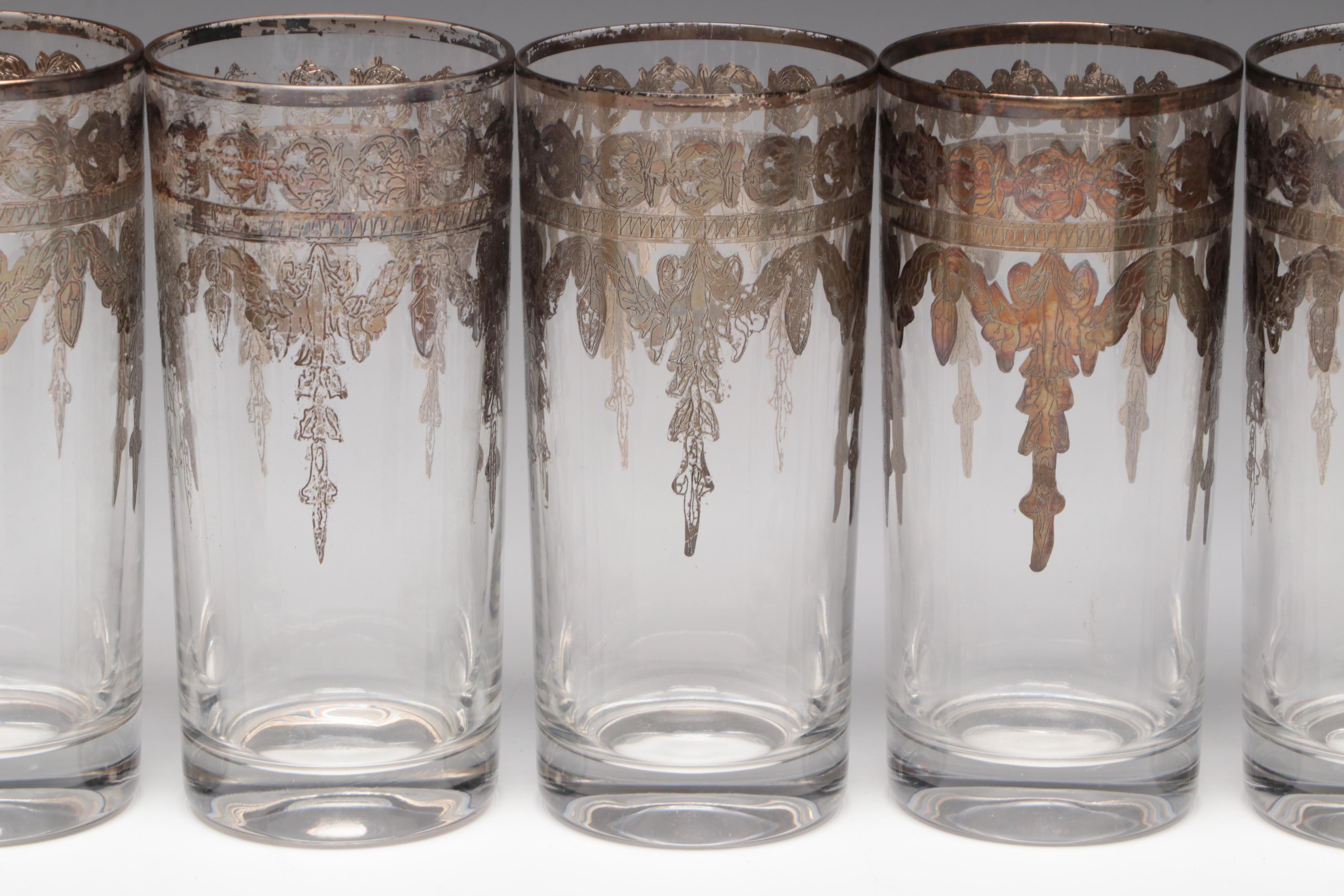 Arte Italica Glass Highball Glasses with Good Earth and Other Tumblers