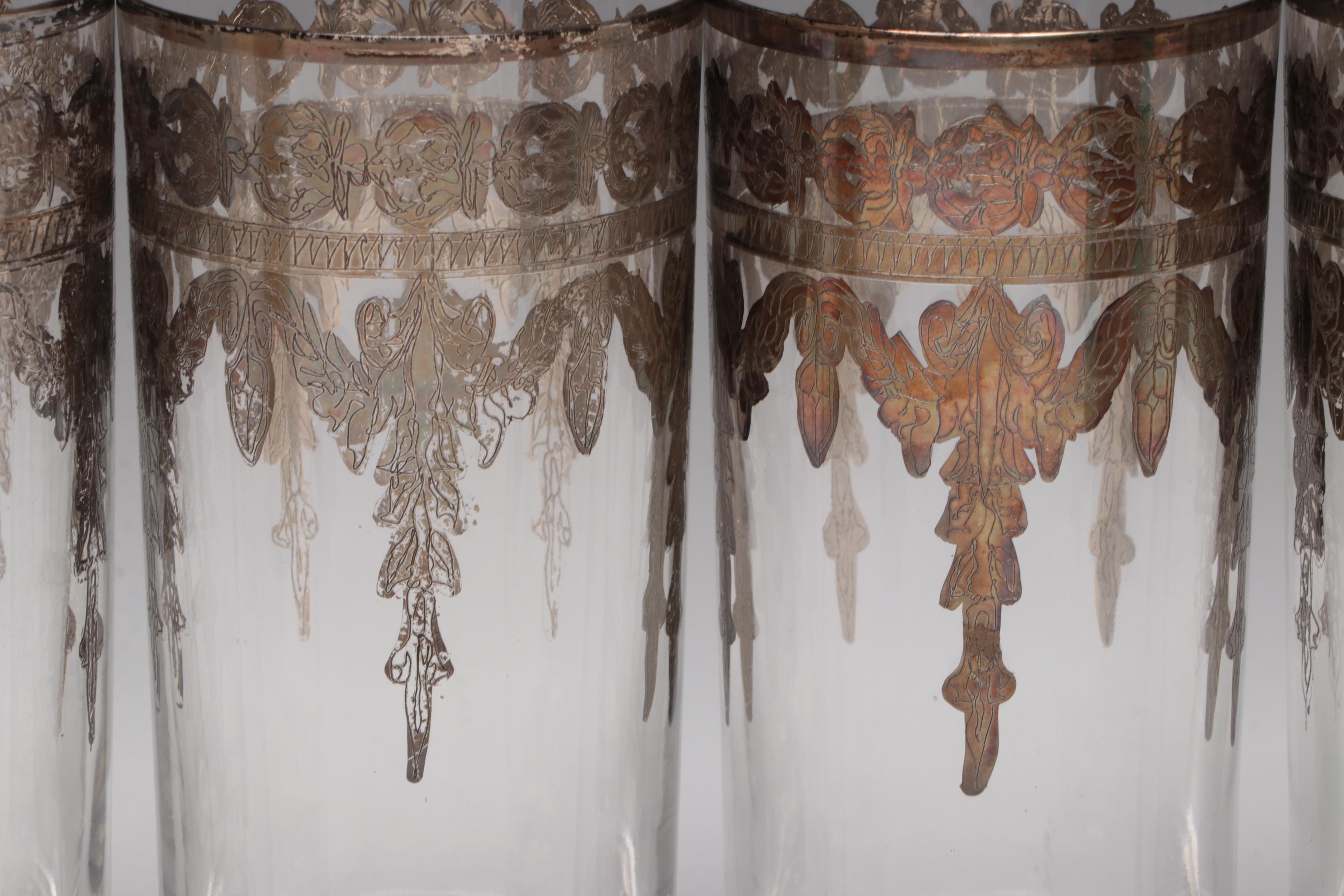 Arte Italica Glass Highball Glasses with Good Earth and Other Tumblers