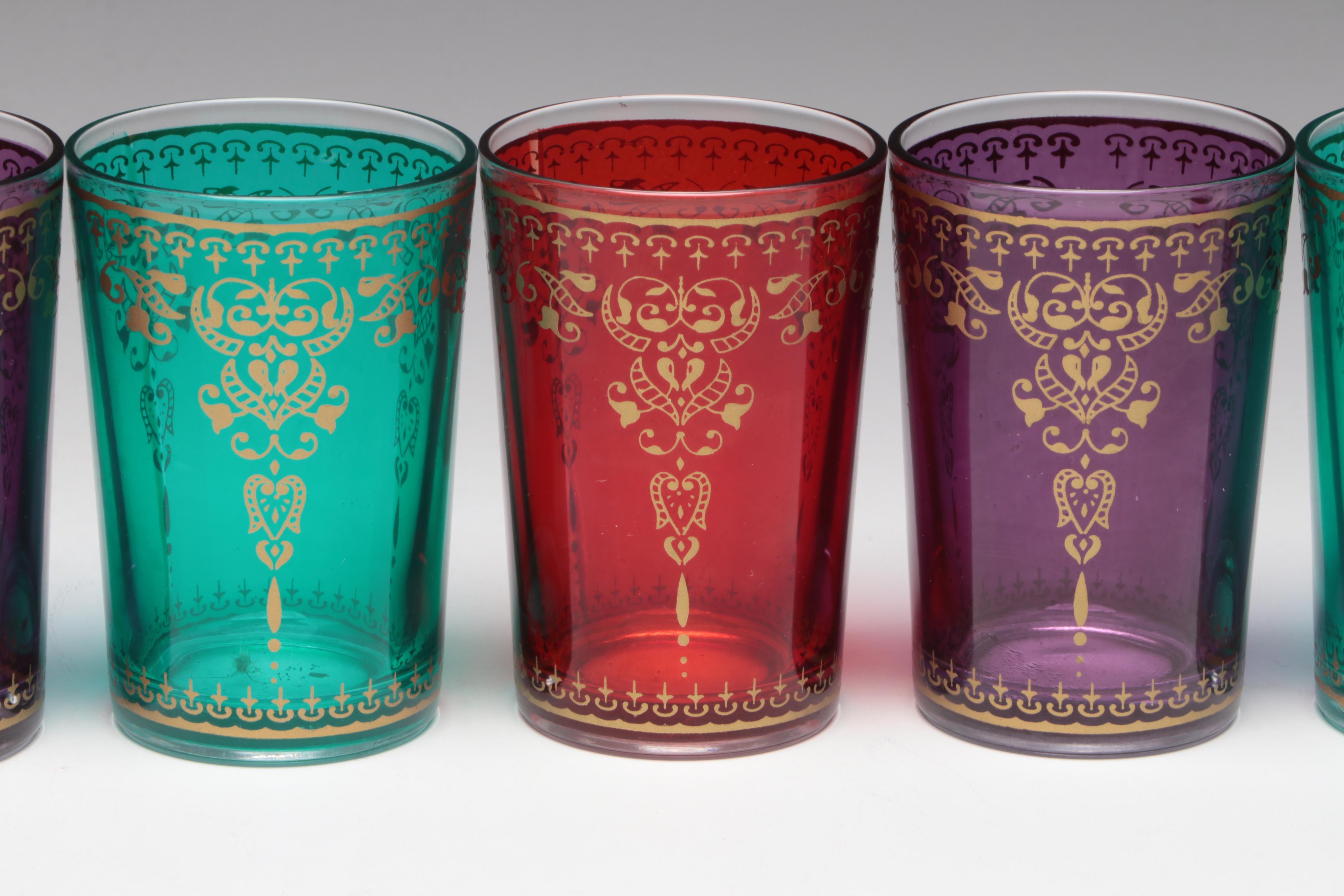 Arte Italica Glass Highball Glasses with Good Earth and Other Tumblers