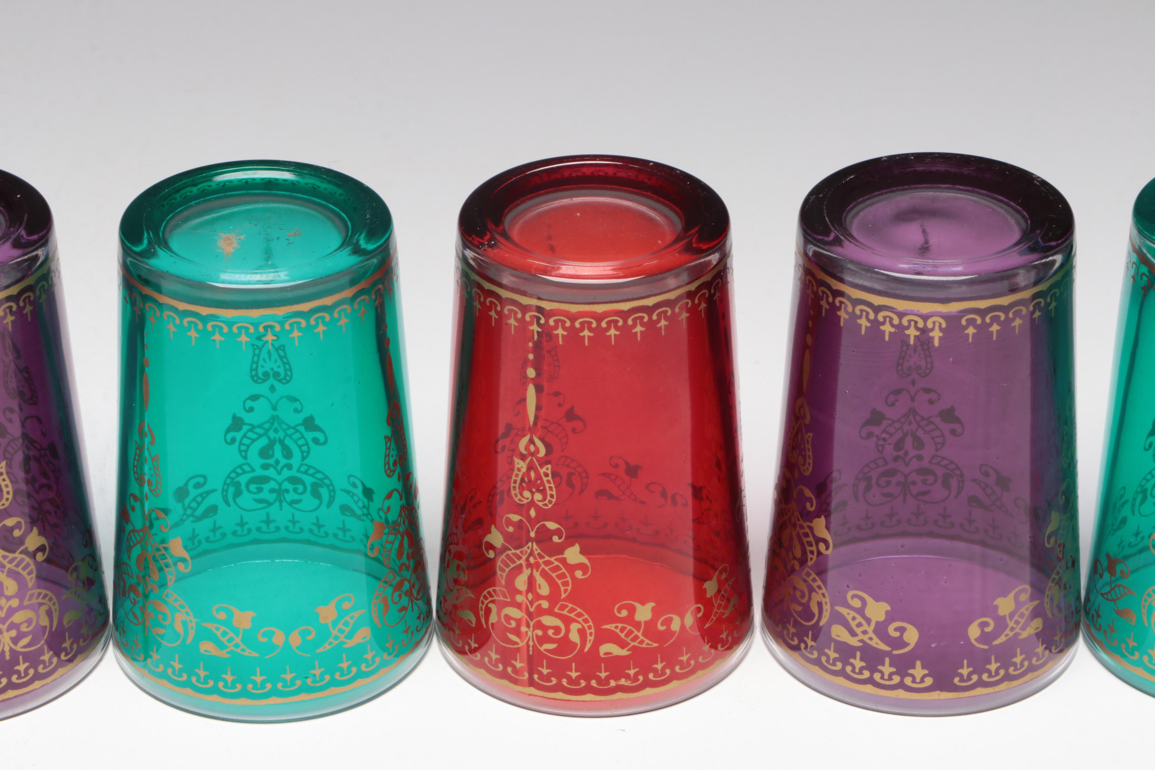 Arte Italica Glass Highball Glasses with Good Earth and Other Tumblers