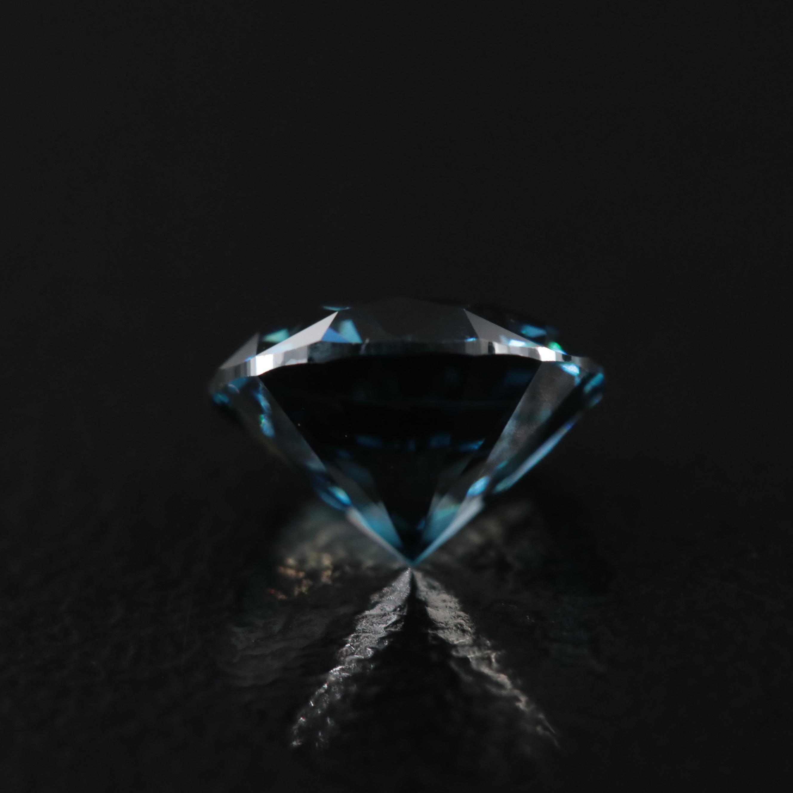 Loose 1.56 CT Fancy Deep Blue Diamond