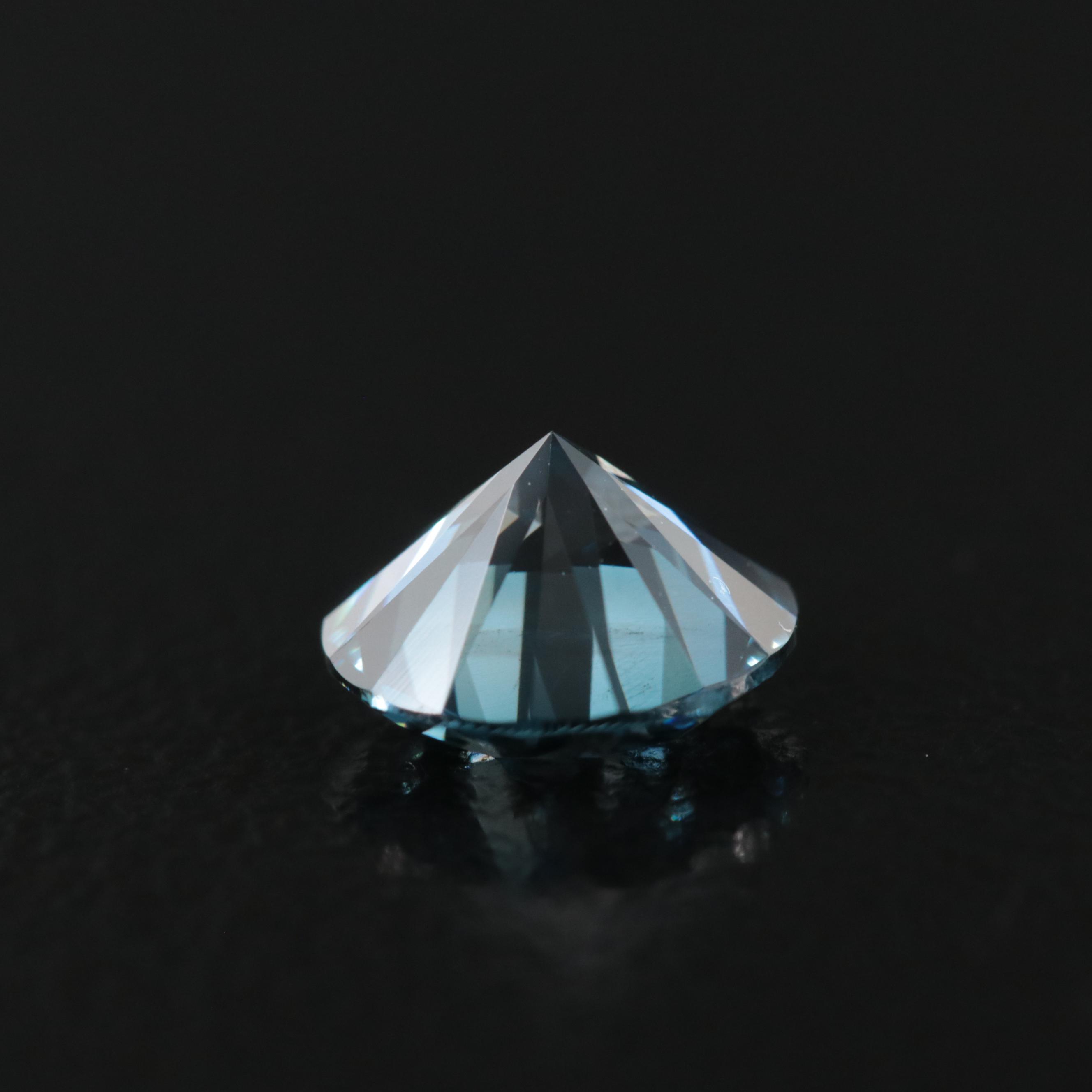 Loose 1.56 CT Fancy Deep Blue Diamond