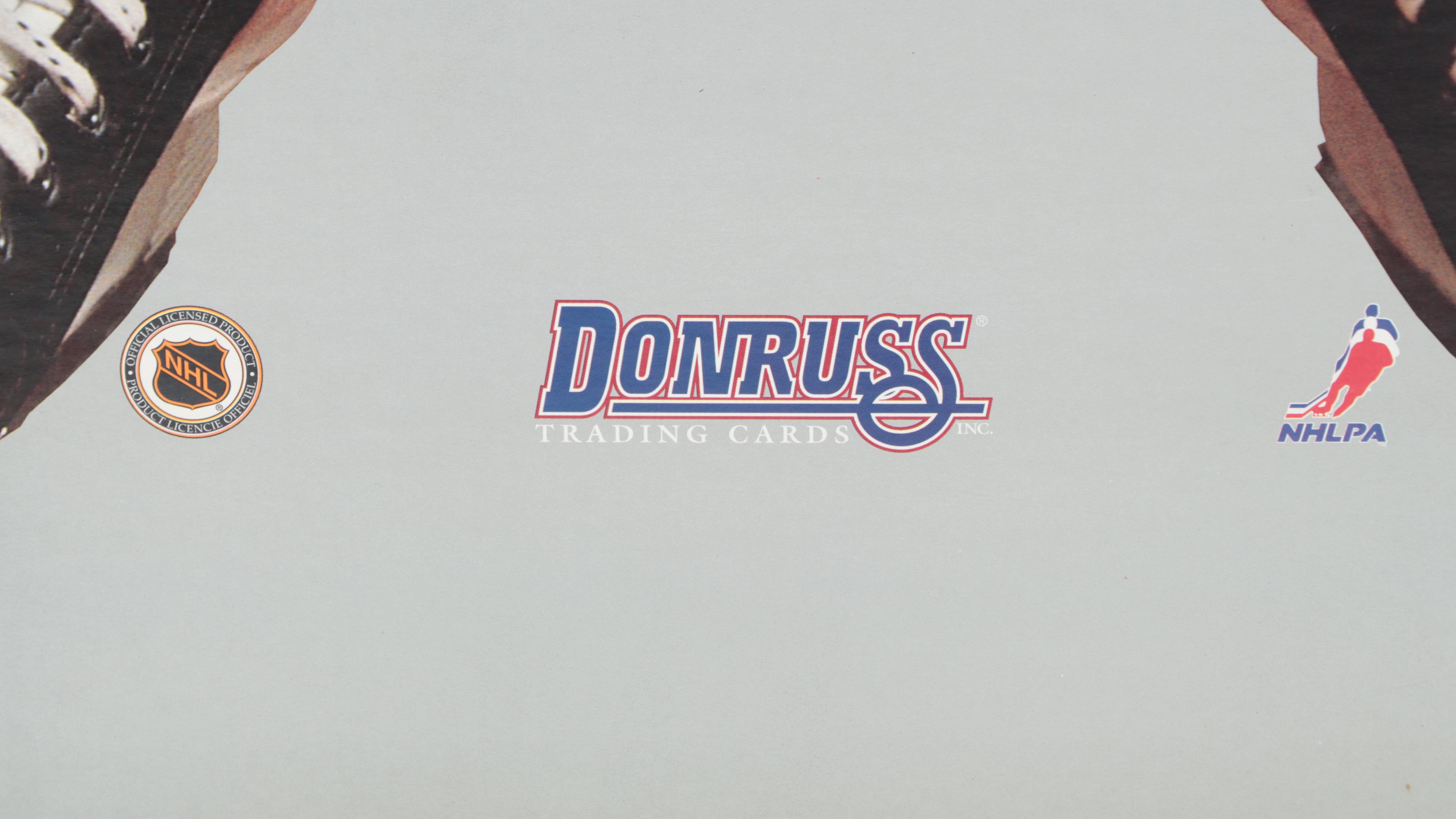 Mario Lemieux Pittsburgh Penguins Cardboard Cutout Standees, Late 20th Century