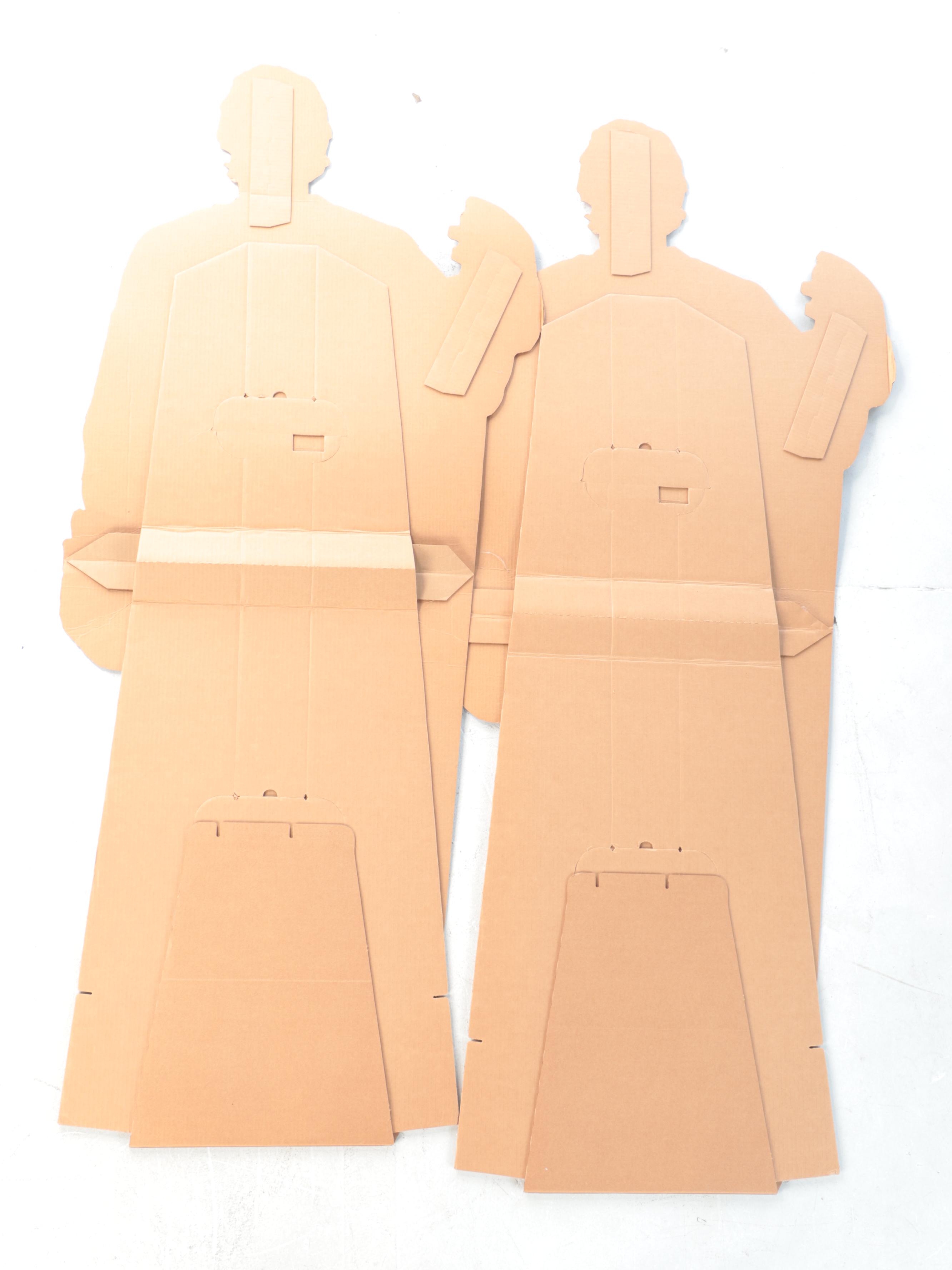 Mario Lemieux Pittsburgh Penguins Cardboard Cutout Standees, Late 20th Century