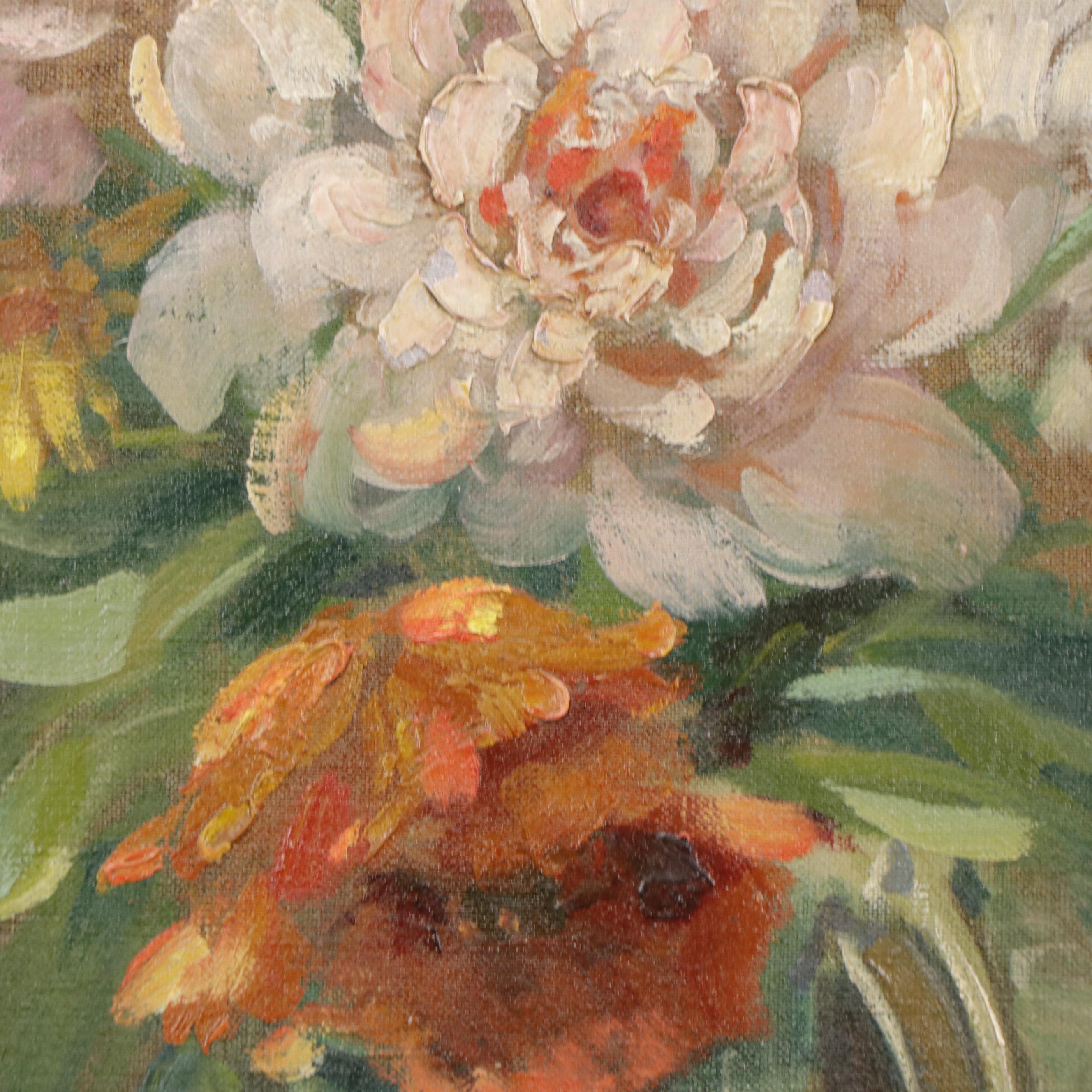 Martin Rettig Floral Still Life Oil Painting