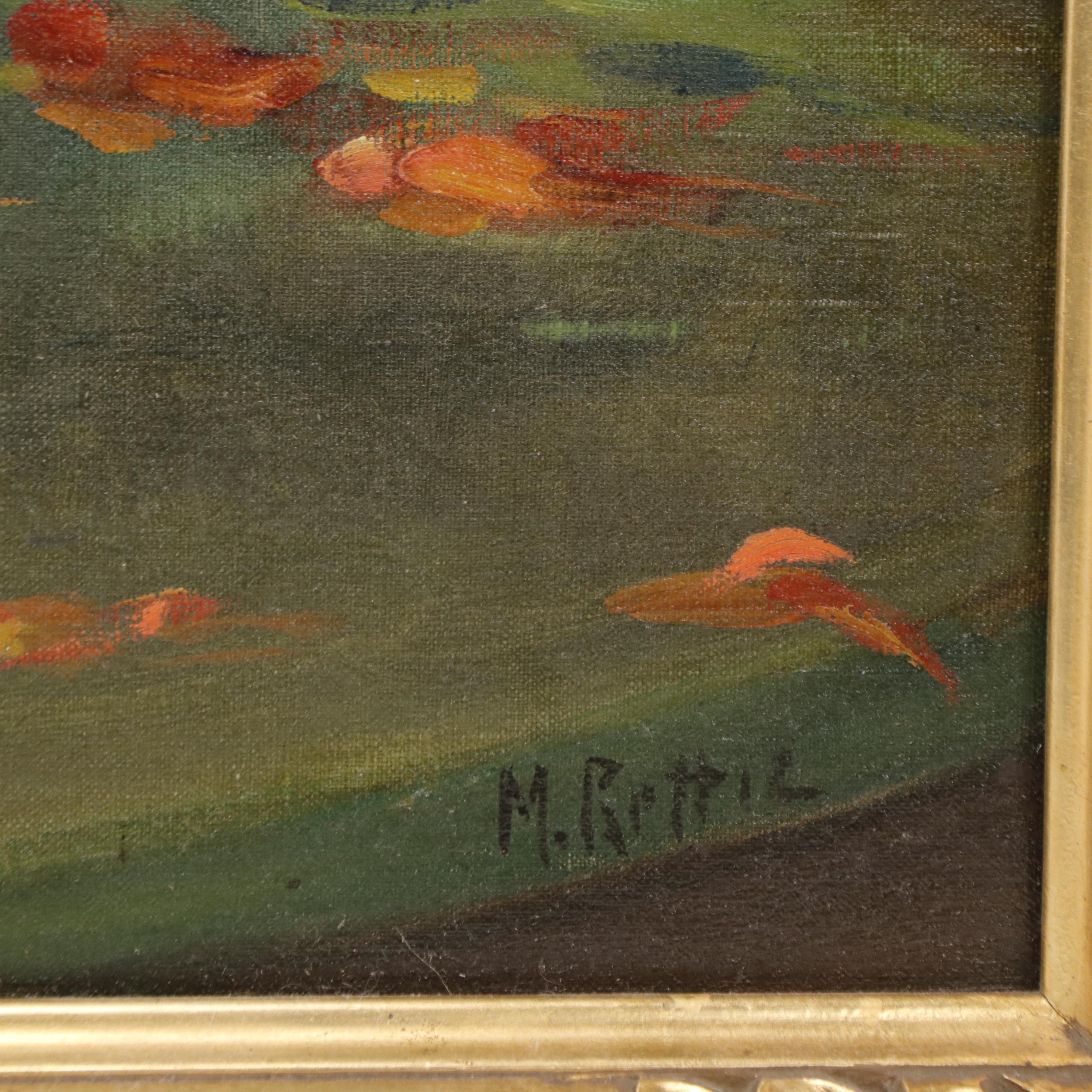 Martin Rettig Floral Still Life Oil Painting