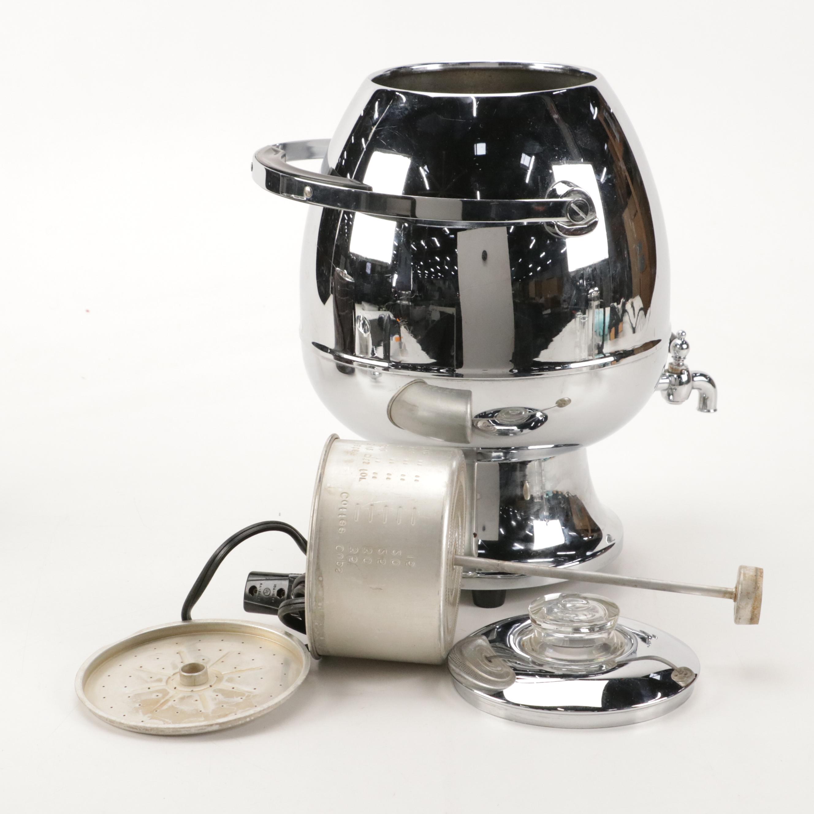 Hamilton Beach Chrome Coffee Percolator Carafe with Other Kitchen Accessories