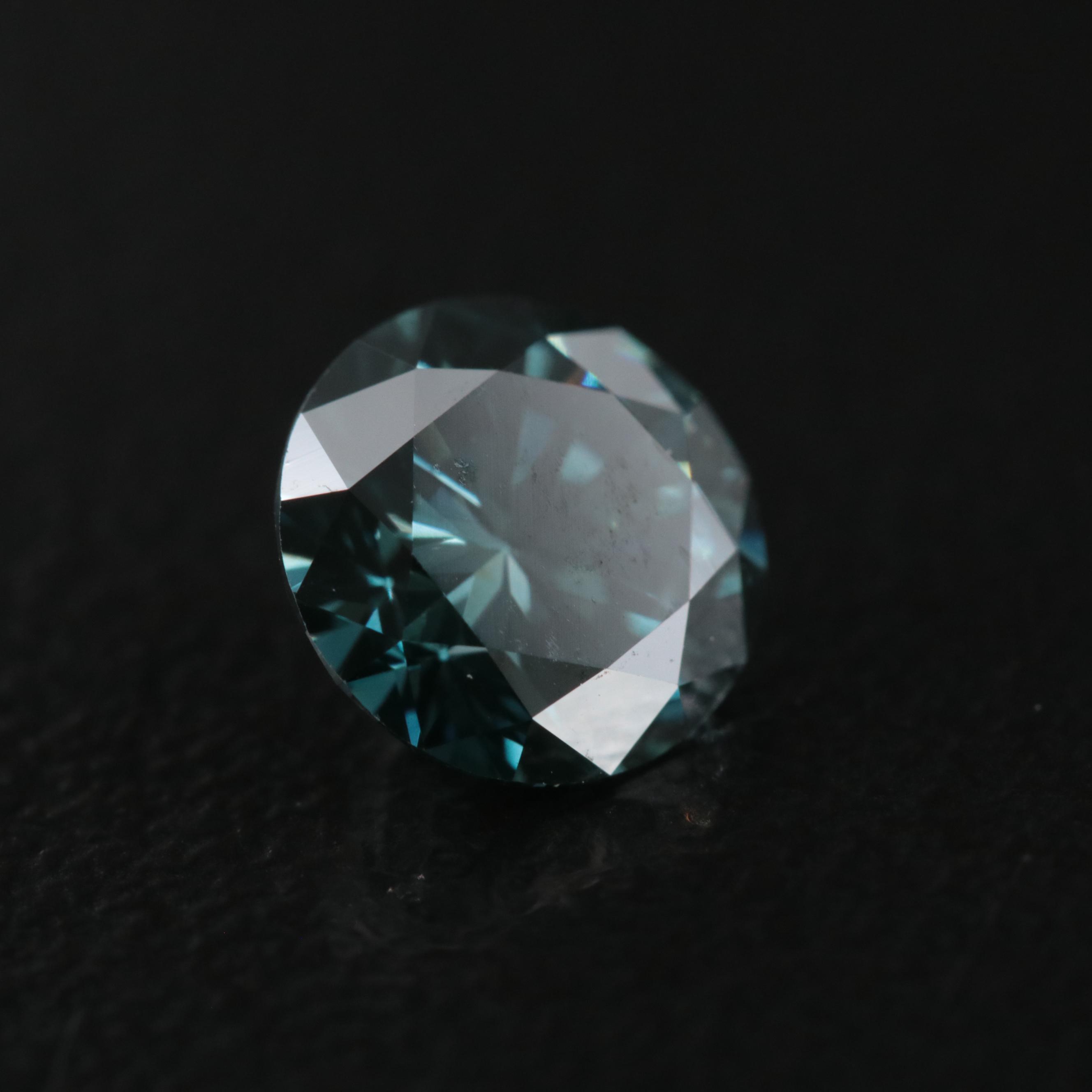 Loose 1.32 CT Fancy Deep Blue Diamond