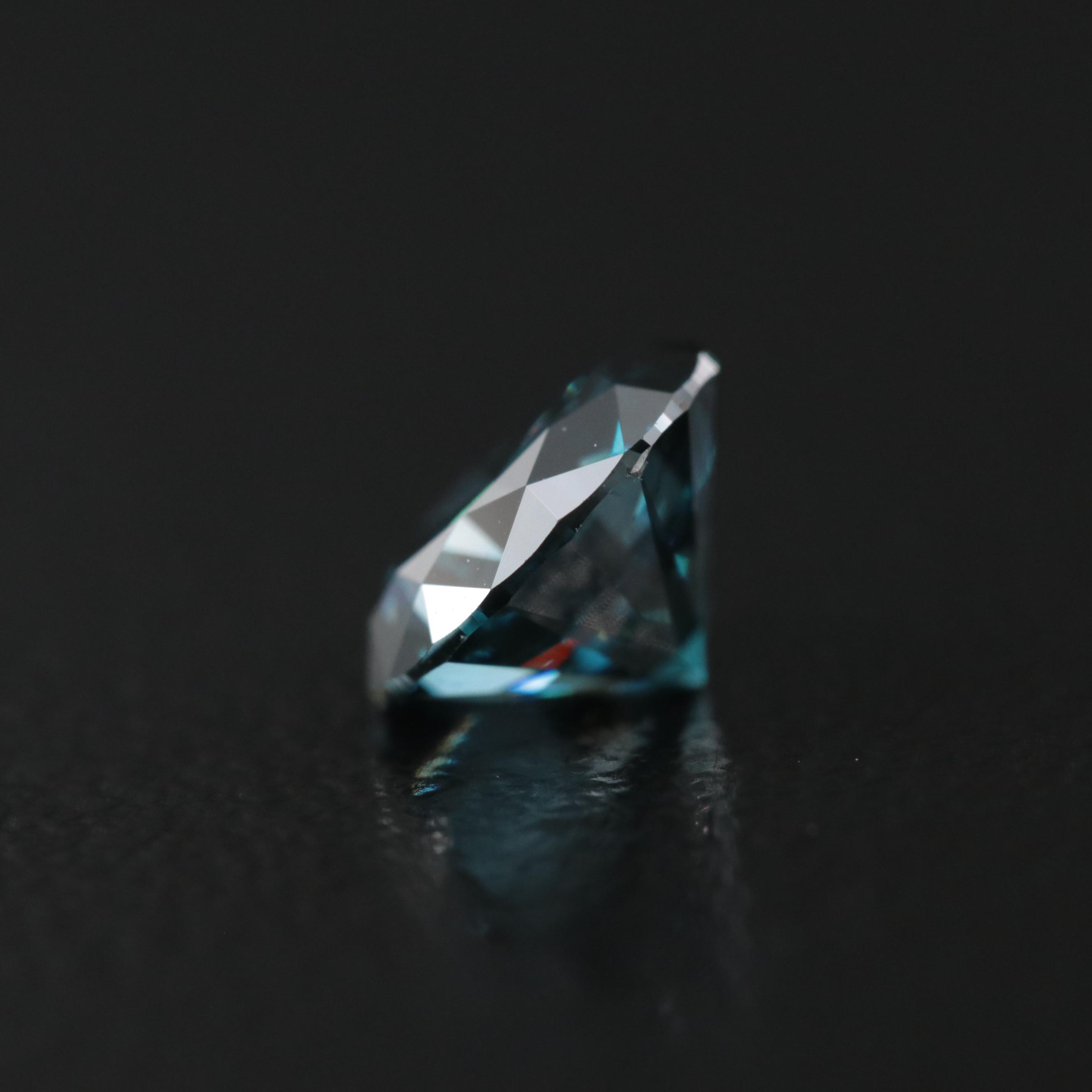 Loose 1.14 CT Fancy Dark Blue Diamond