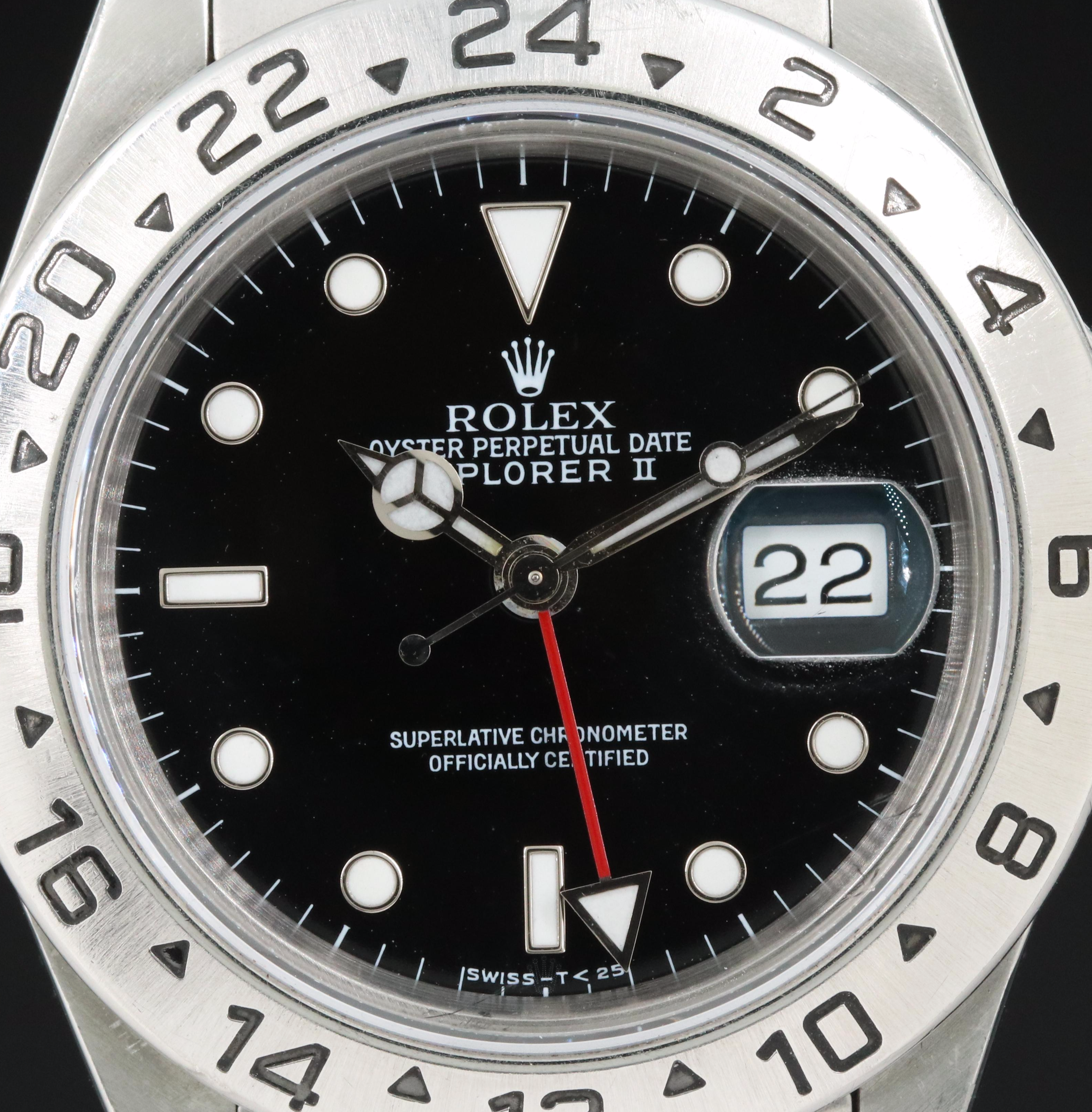 1991 Rolex Oyster Perpetual Date Explorer II Watch
