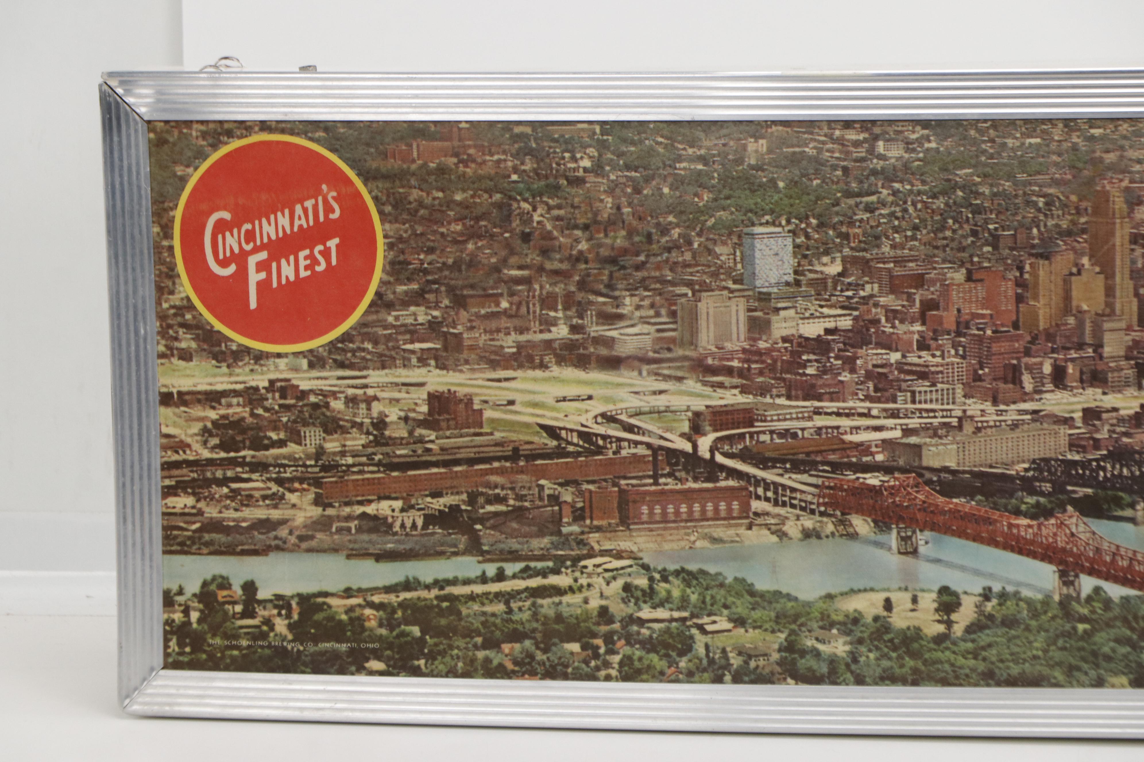 Cincinnati Schoenling Beer Lit Sign