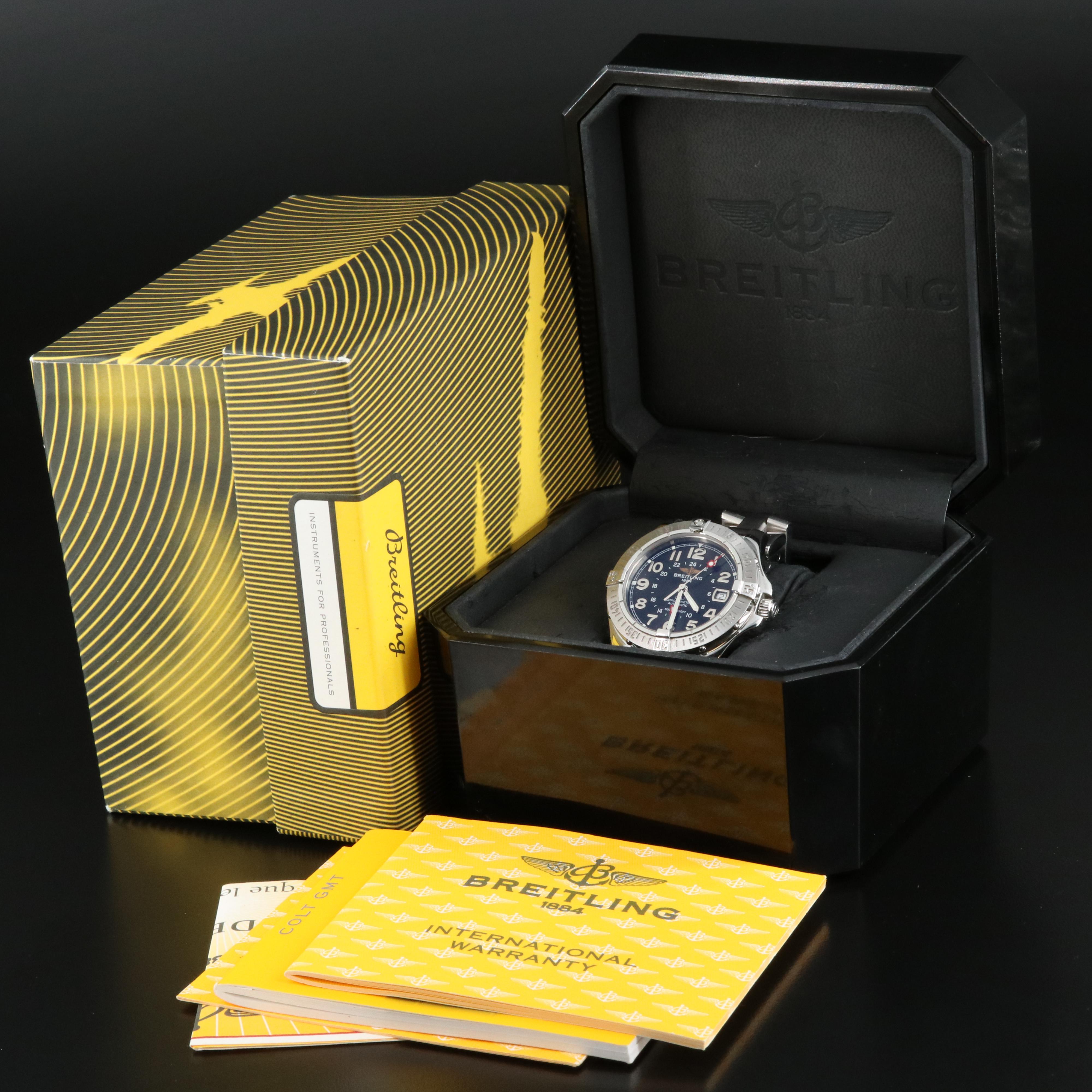 Breitling Colt GMT Automatic with Date Stainless Steel Watch