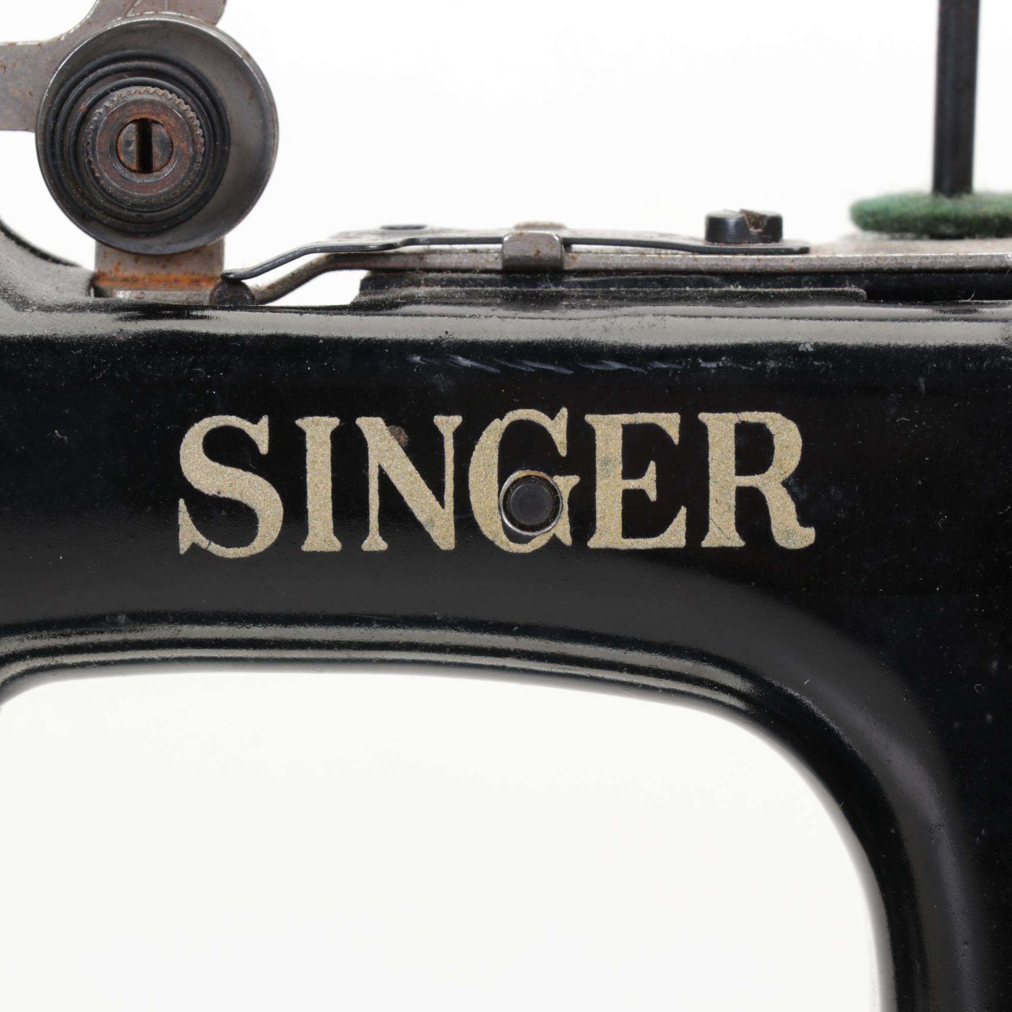 Singer Child's Toy Sewing Machine, Vintage