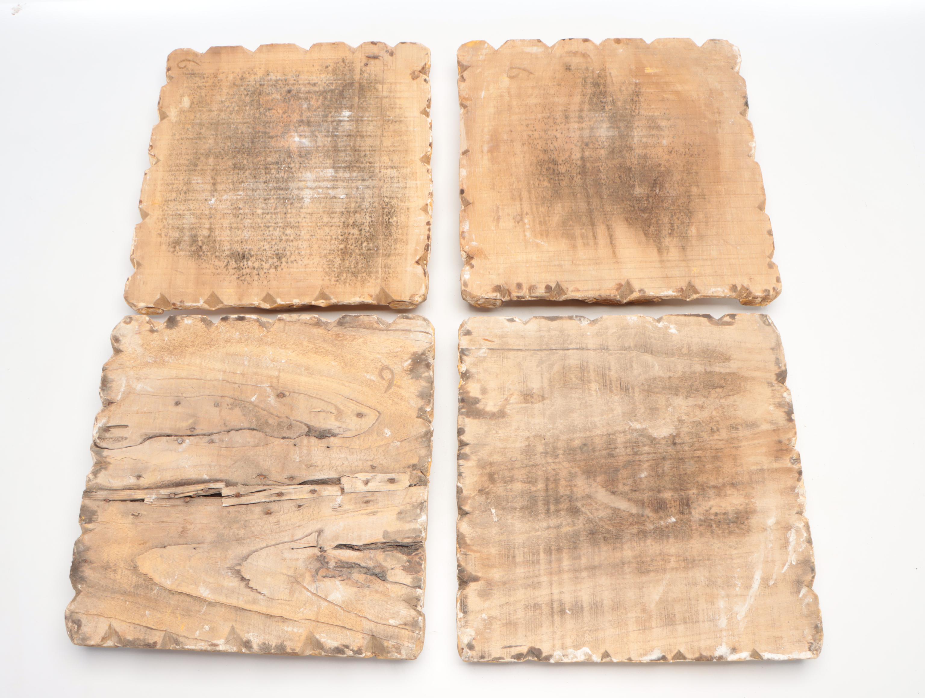 Carved Wood Column Capitals