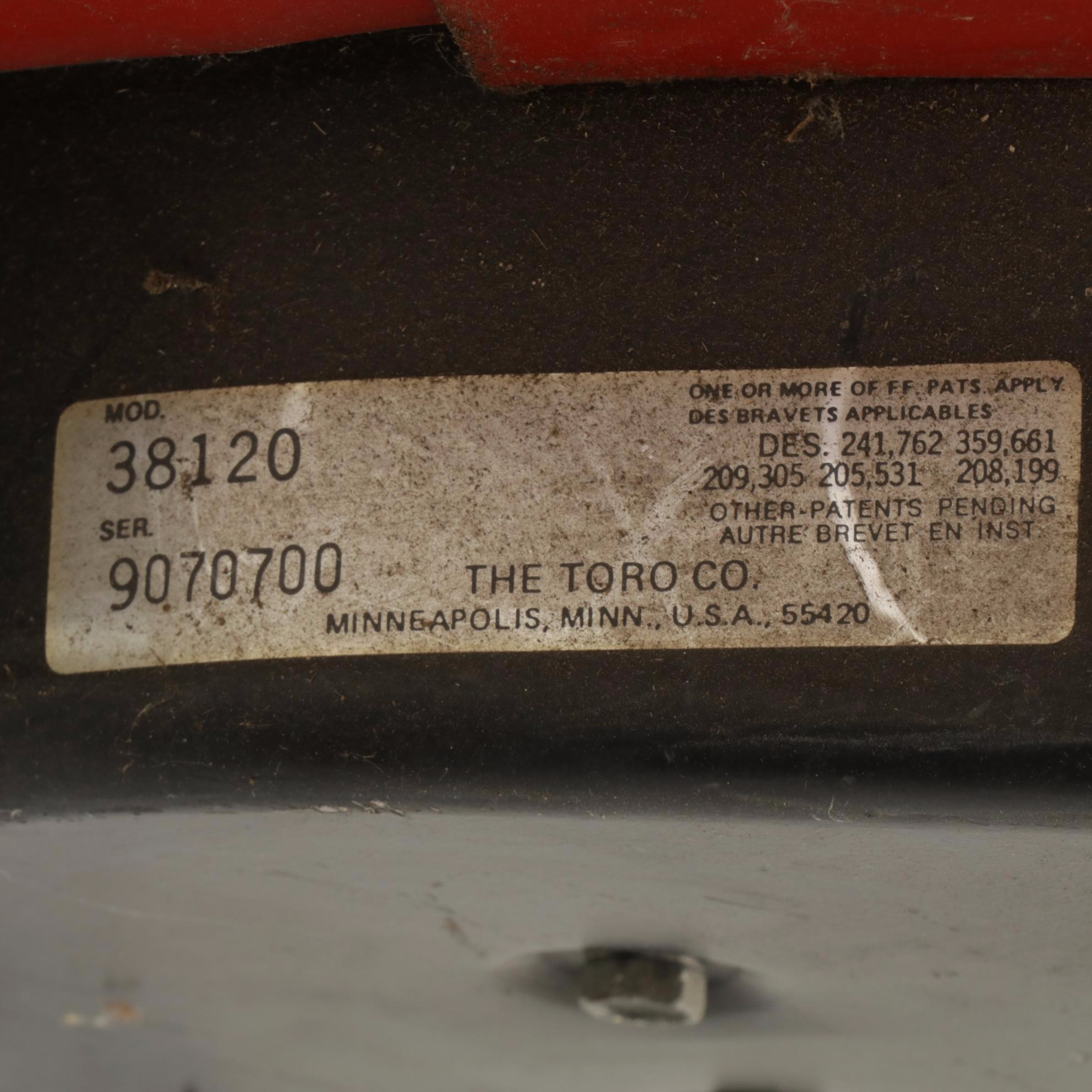 Toro S-200 Snow Blower