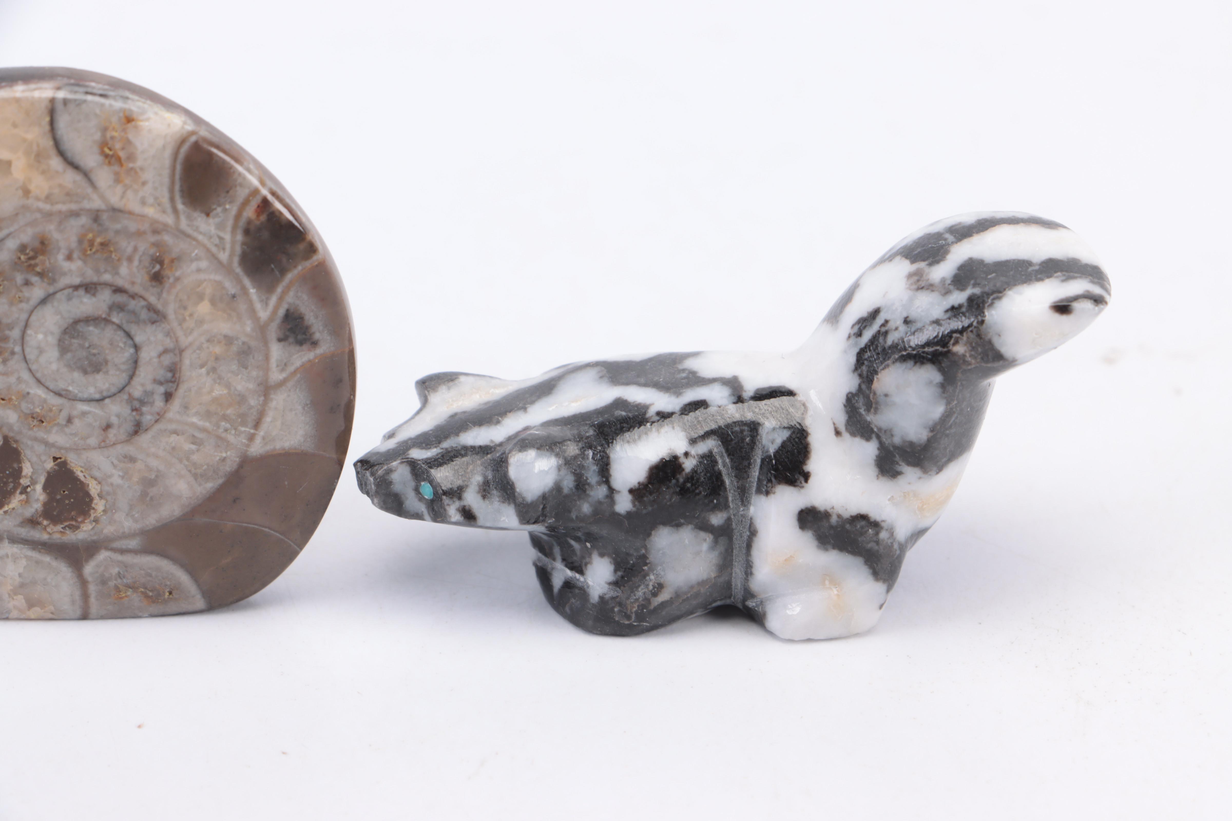 Zuni Carved Stone Fetishes and Other Carved Animal Figurines