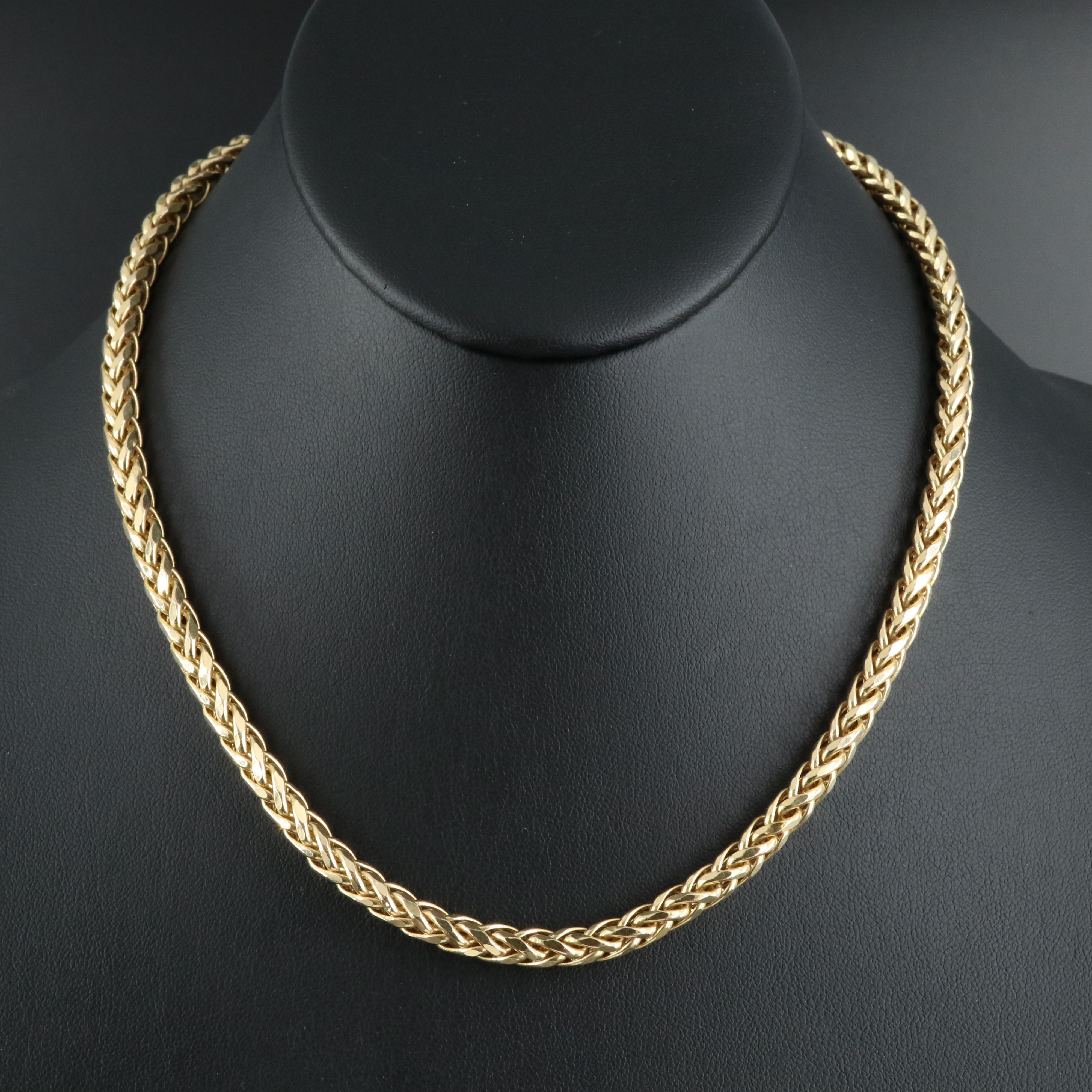 14K Spiga Chain Necklace