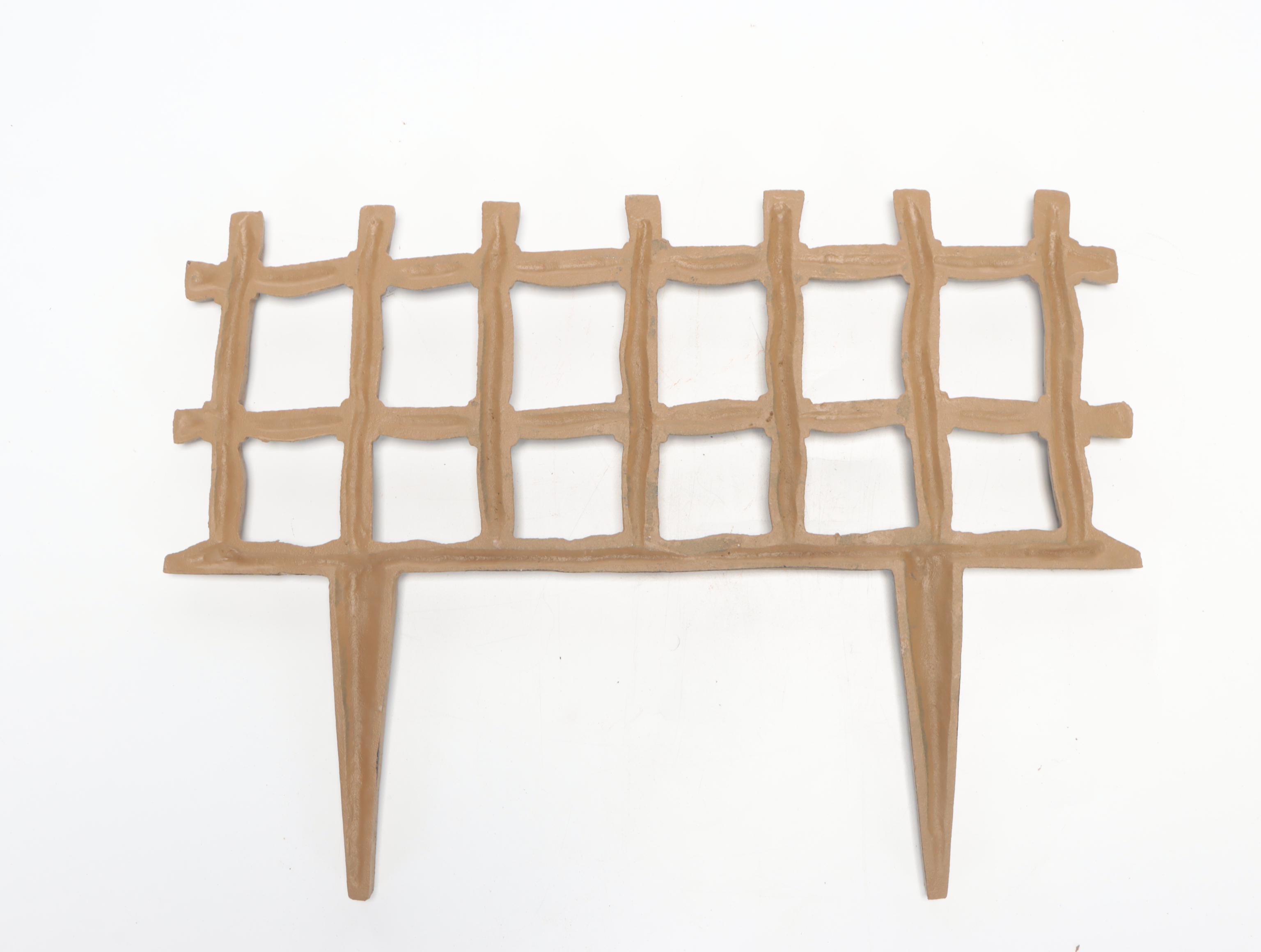 Cast Metal Garden Edging Border Fence Panels