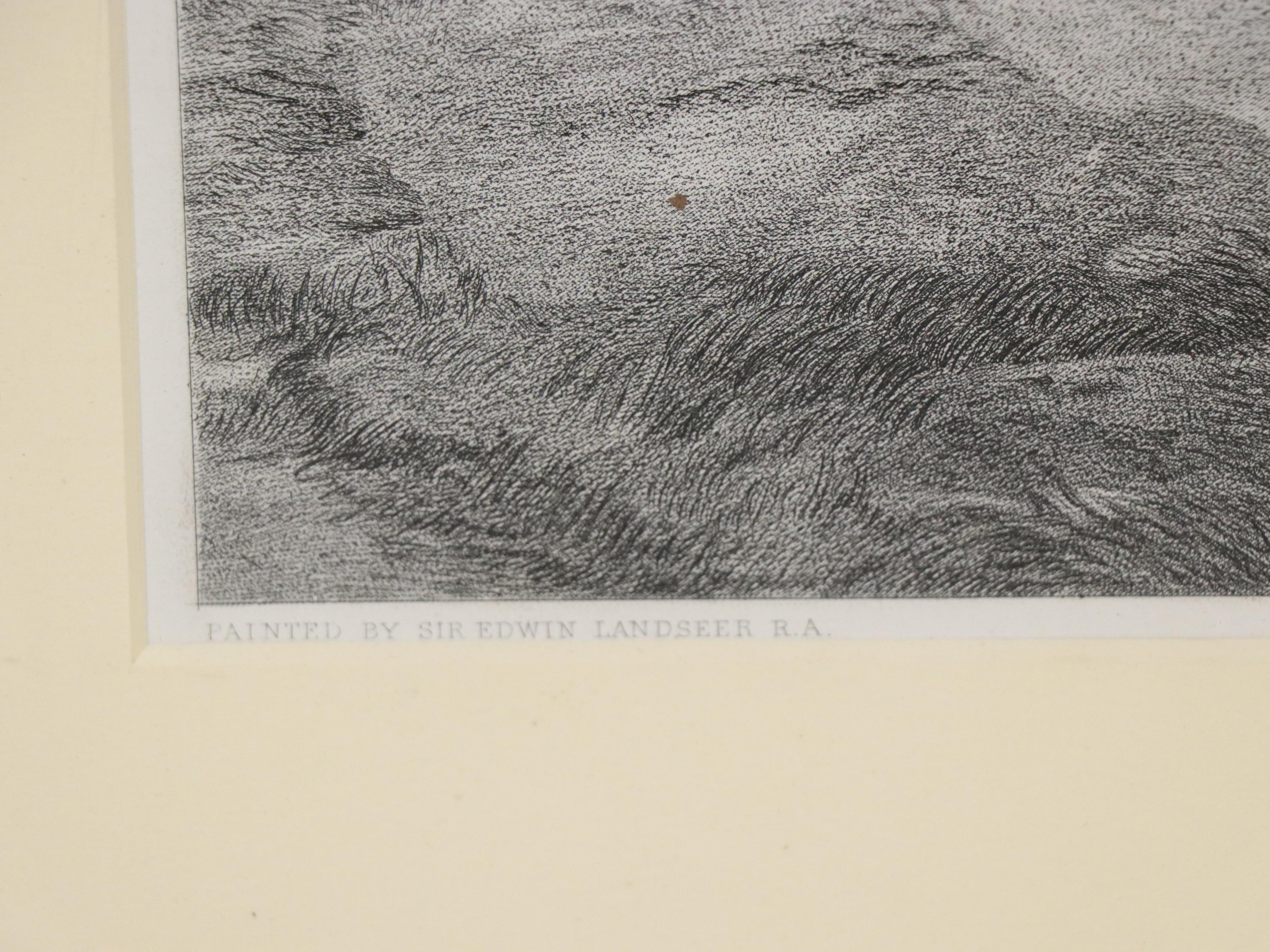 "Hunters at Grass" After Sir Edwin Landseer