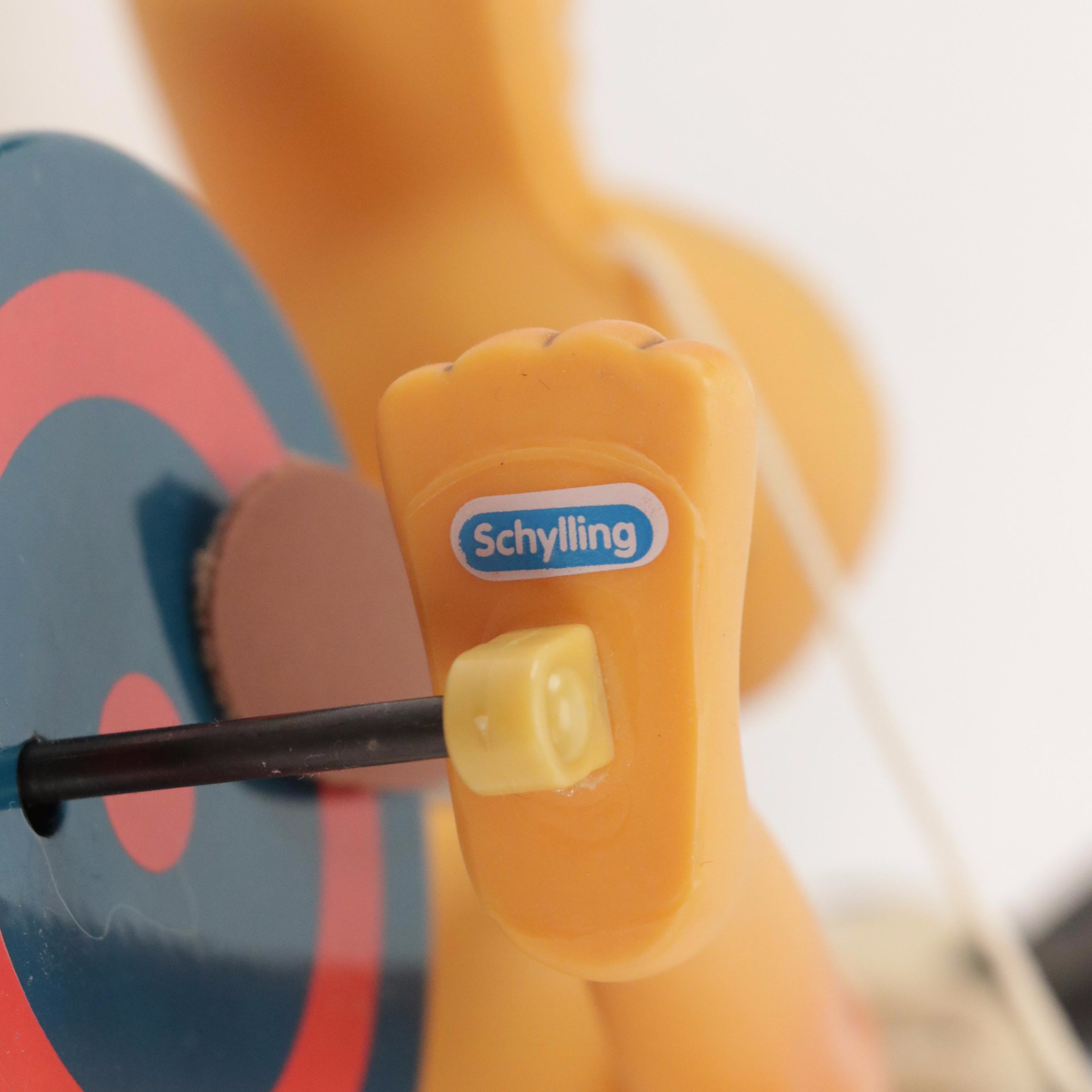 Schylling Toys Disney "Mickey Riding Pluto" Wind-Up Toy, Mid to Late 20th