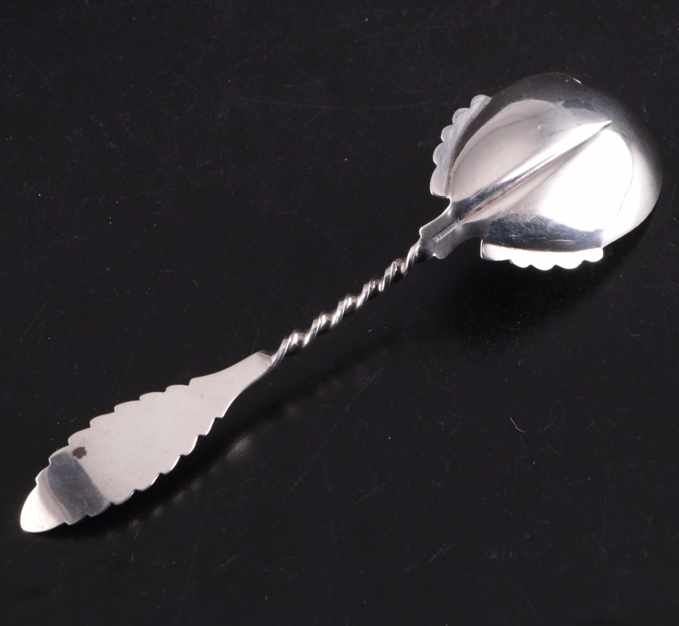 American Engraved Sterling Silver Flatware, 19th Century