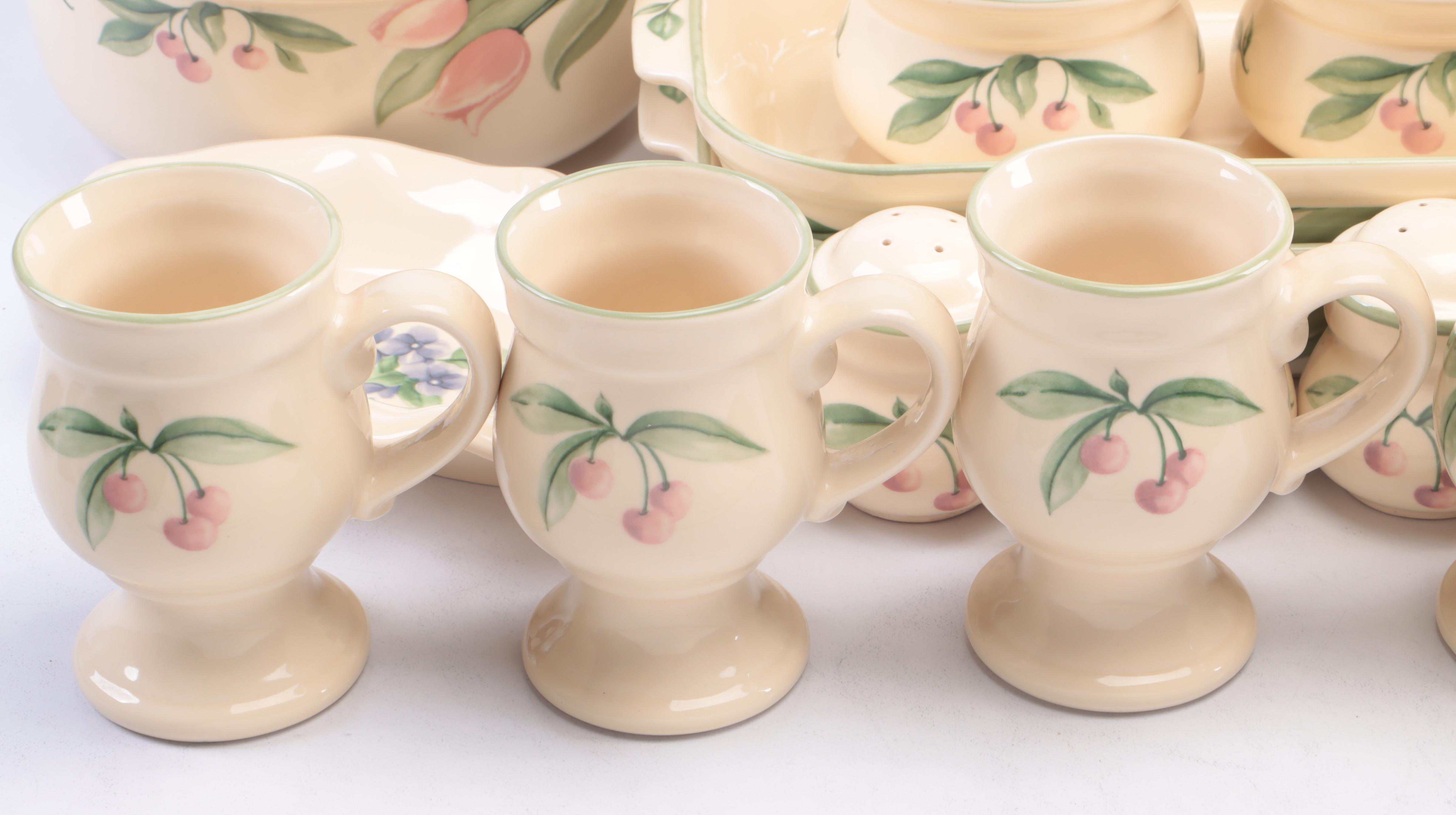 Pfaltzgraff "Garden Party" Stoneware Set