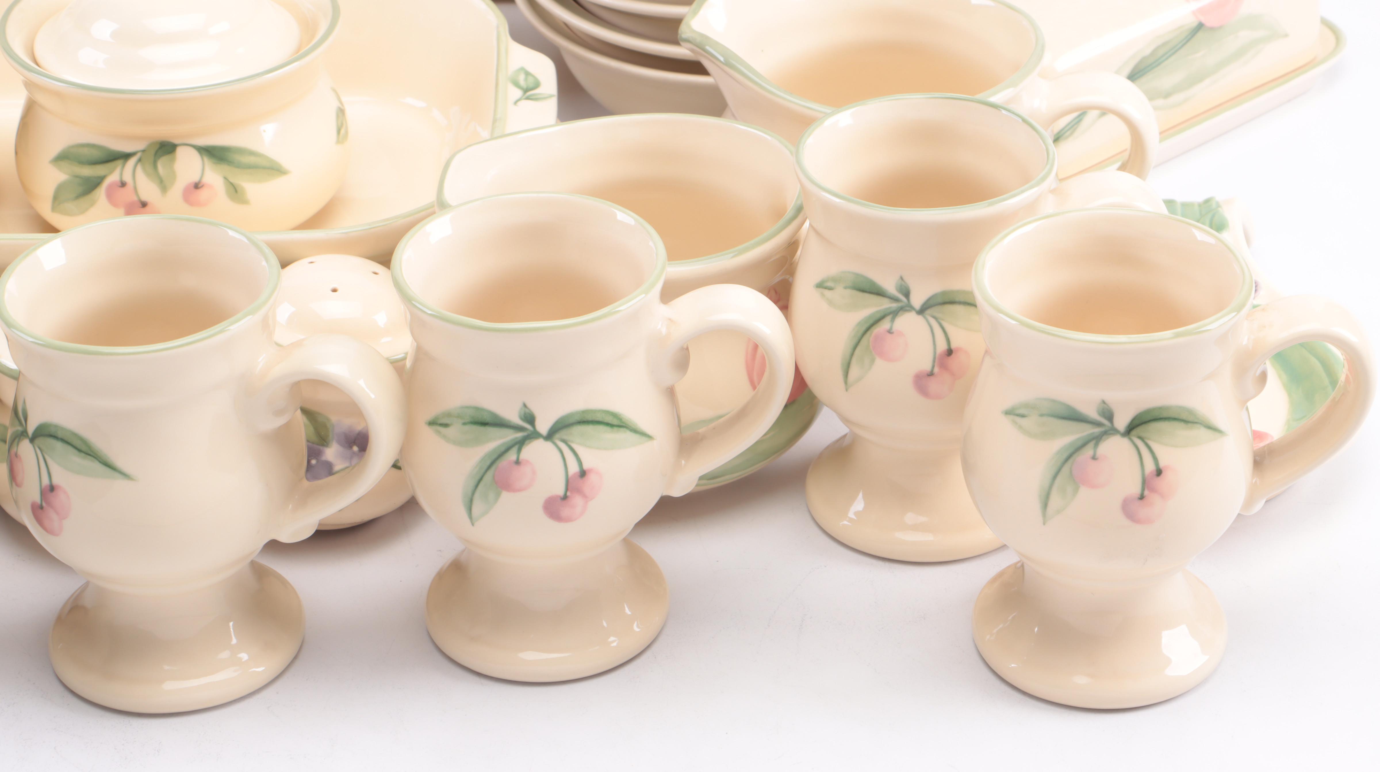 Pfaltzgraff "Garden Party" Stoneware Set