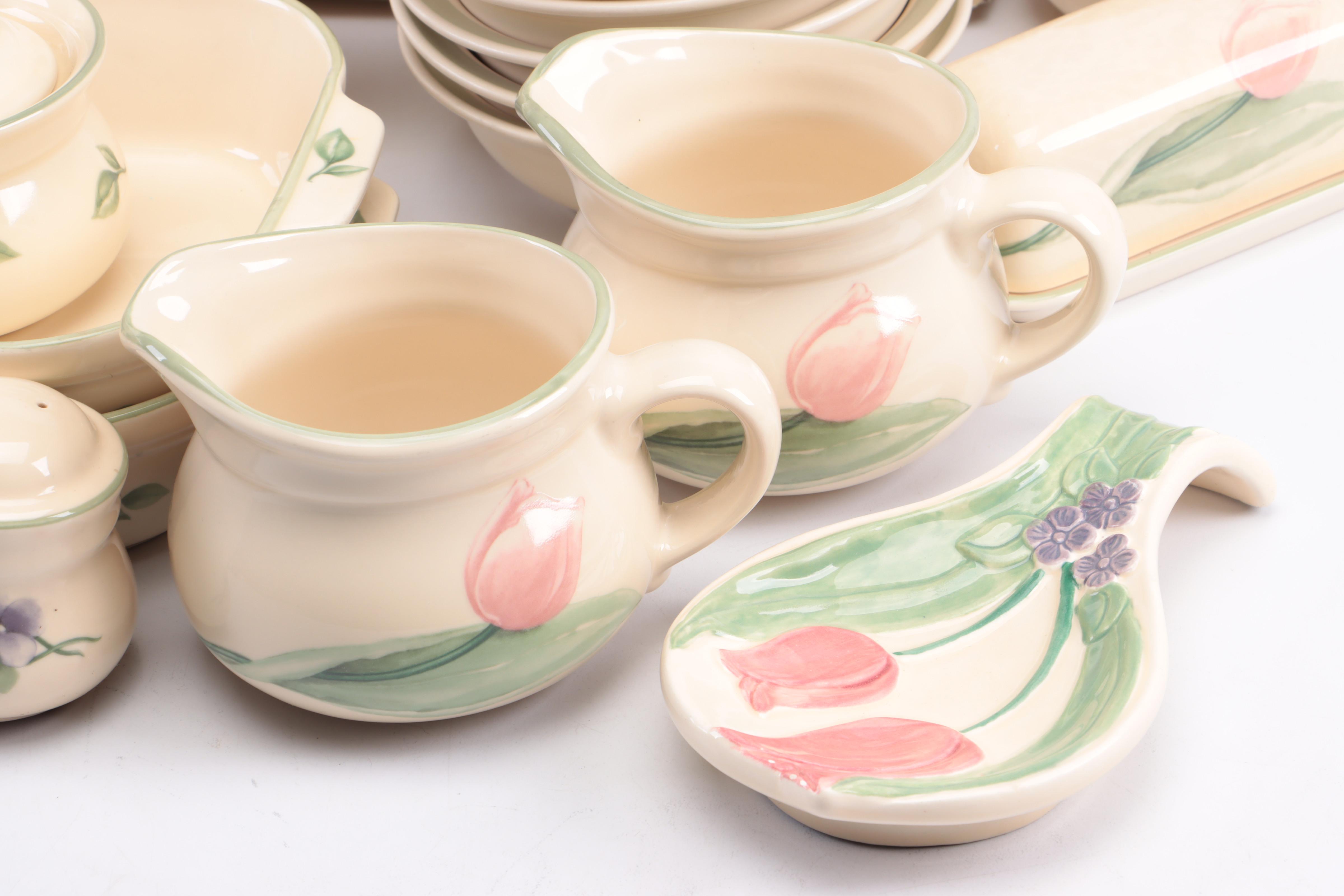 Pfaltzgraff "Garden Party" Stoneware Set