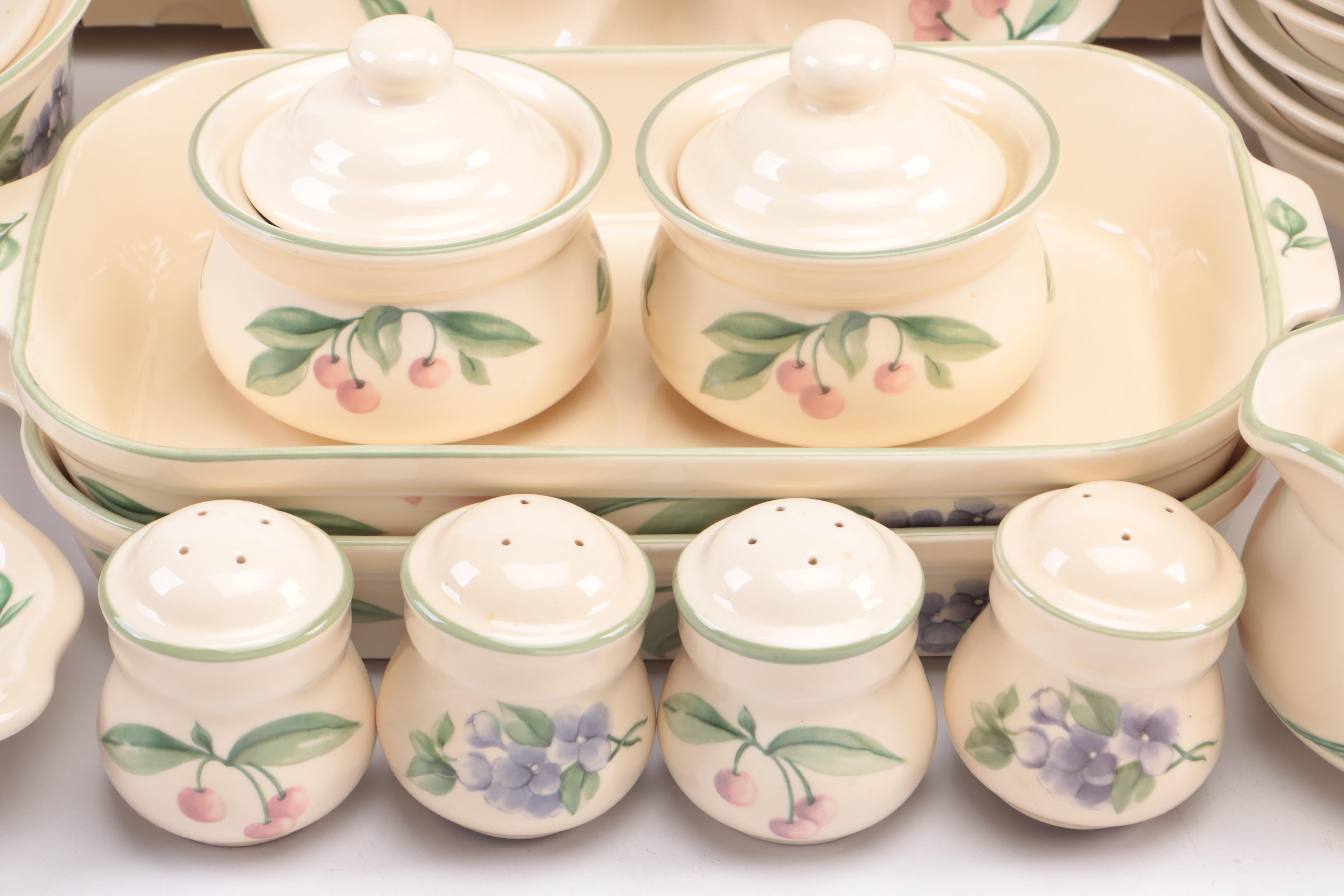 Pfaltzgraff "Garden Party" Stoneware Set