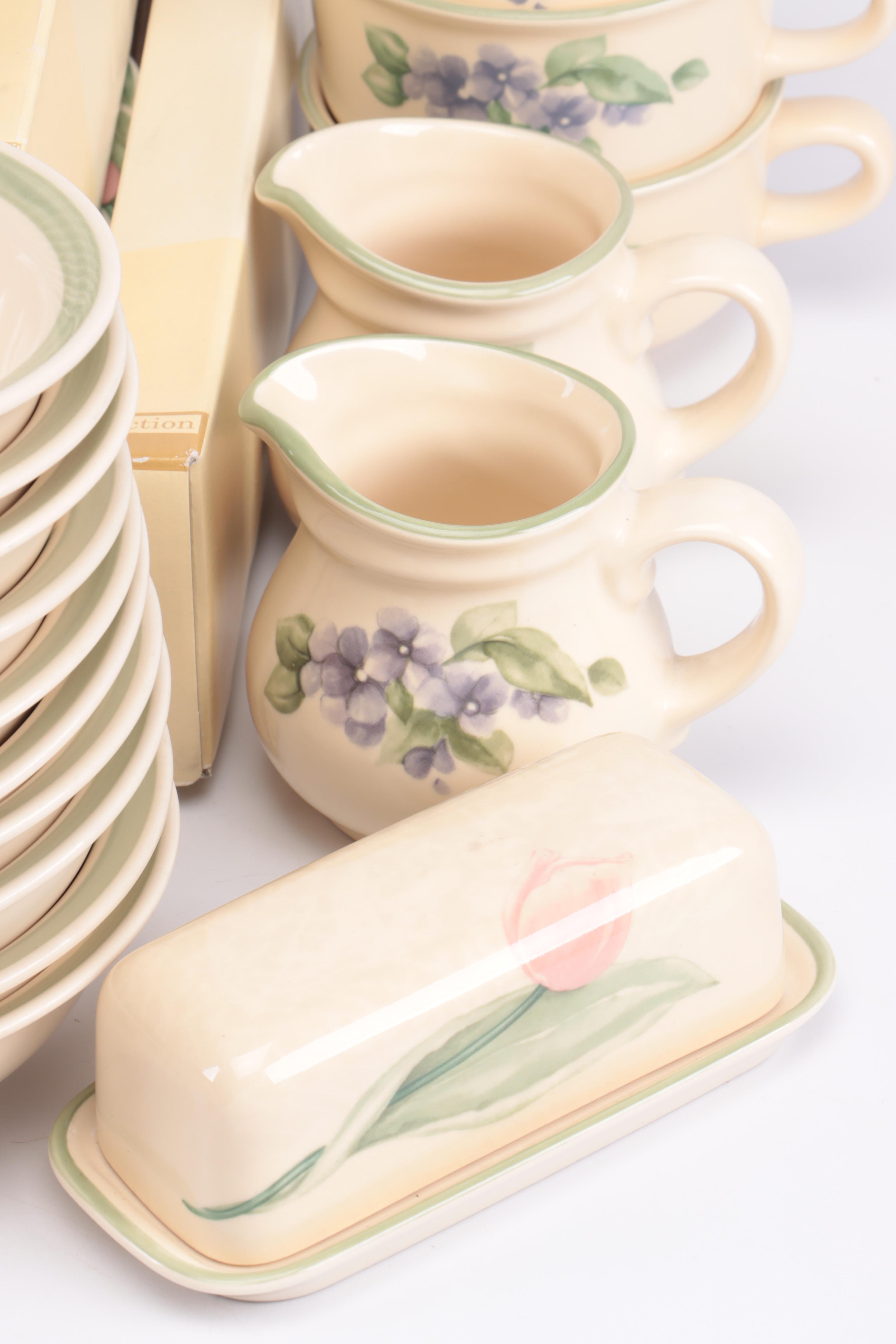 Pfaltzgraff "Garden Party" Stoneware Set