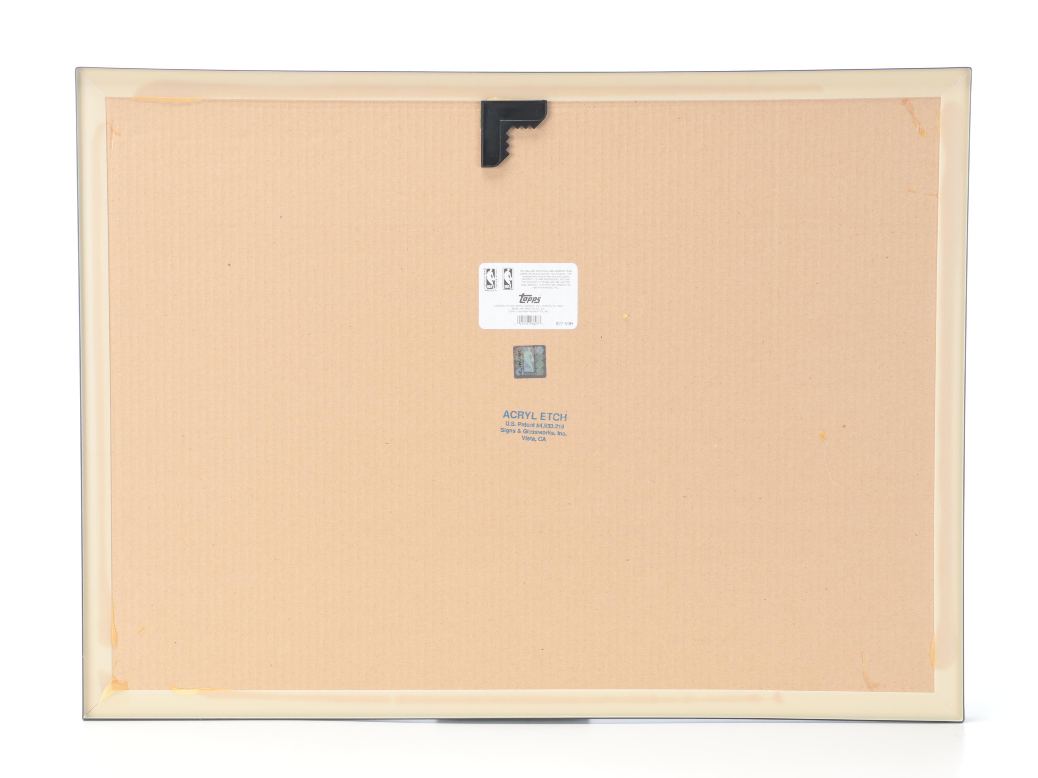 1993-94 Topps Finest All-Star Cards Display Featuring Charles Barkley and More