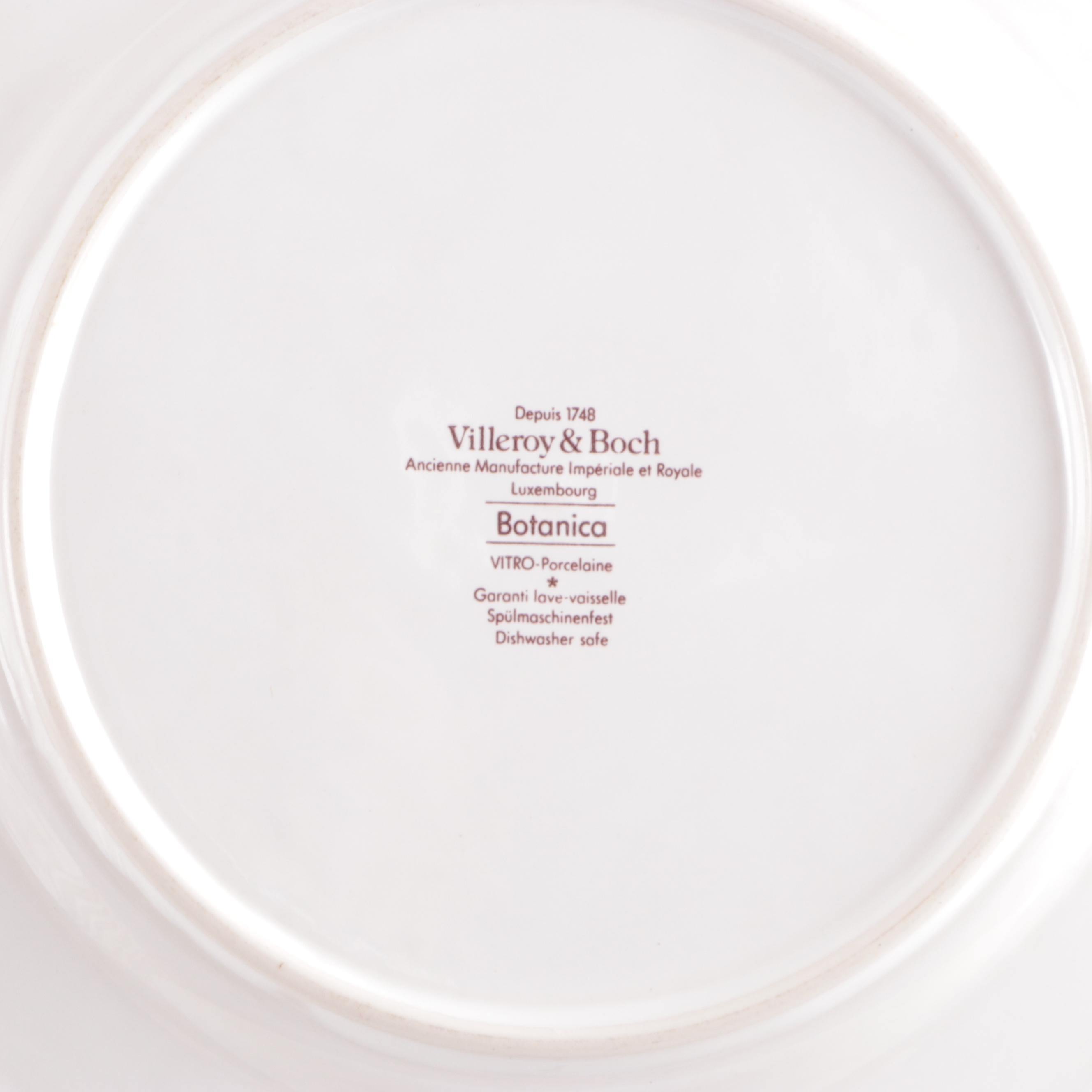 Villeroy & Boch "Botanica" Porcelain  Dinnerware