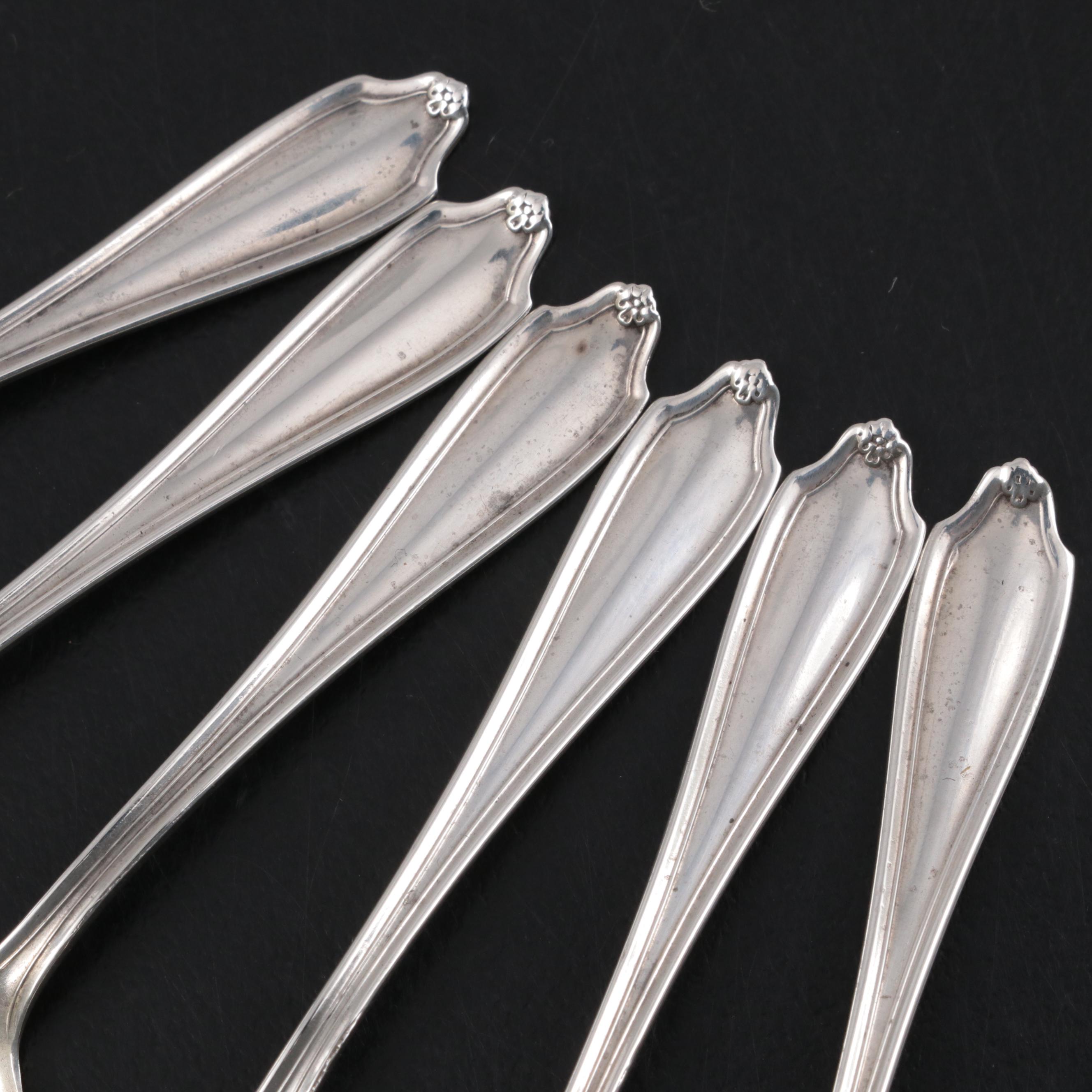Whiting Mfg. Co. Sterling Silver Shakers, Salt Cellars and Spoons EBTH