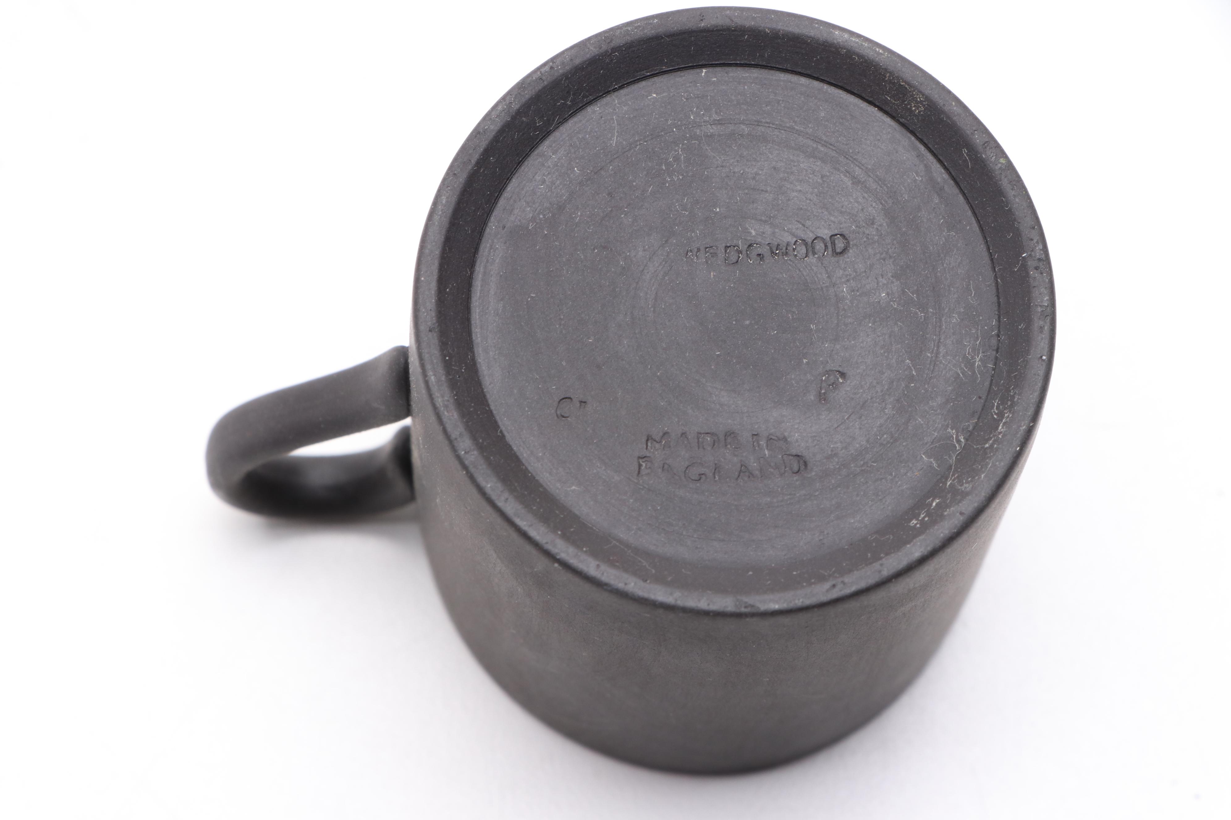 Wedgwood Black Basalt Demitasse Set, Mid20th Century EBTH