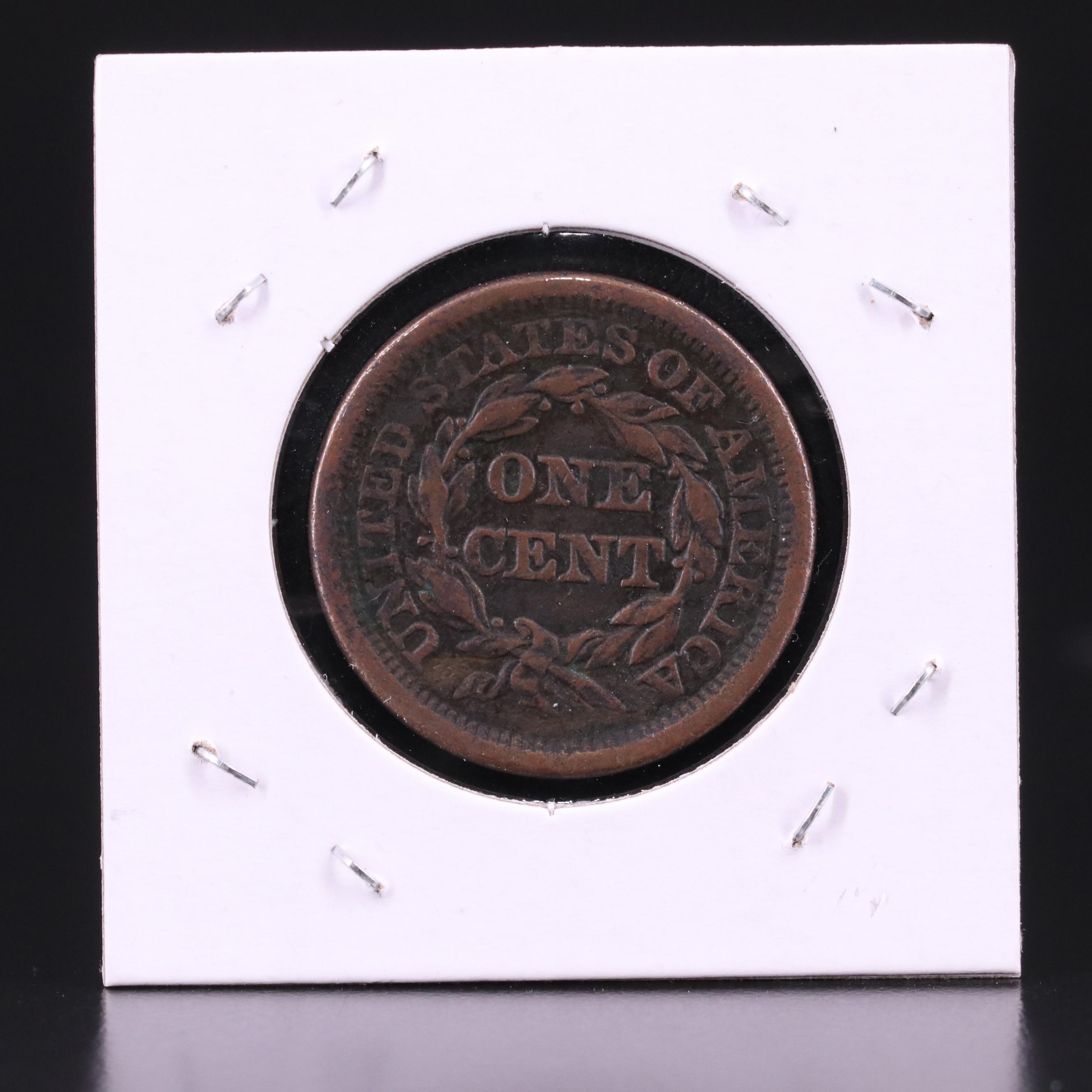 Six Braided Hair Large Cents