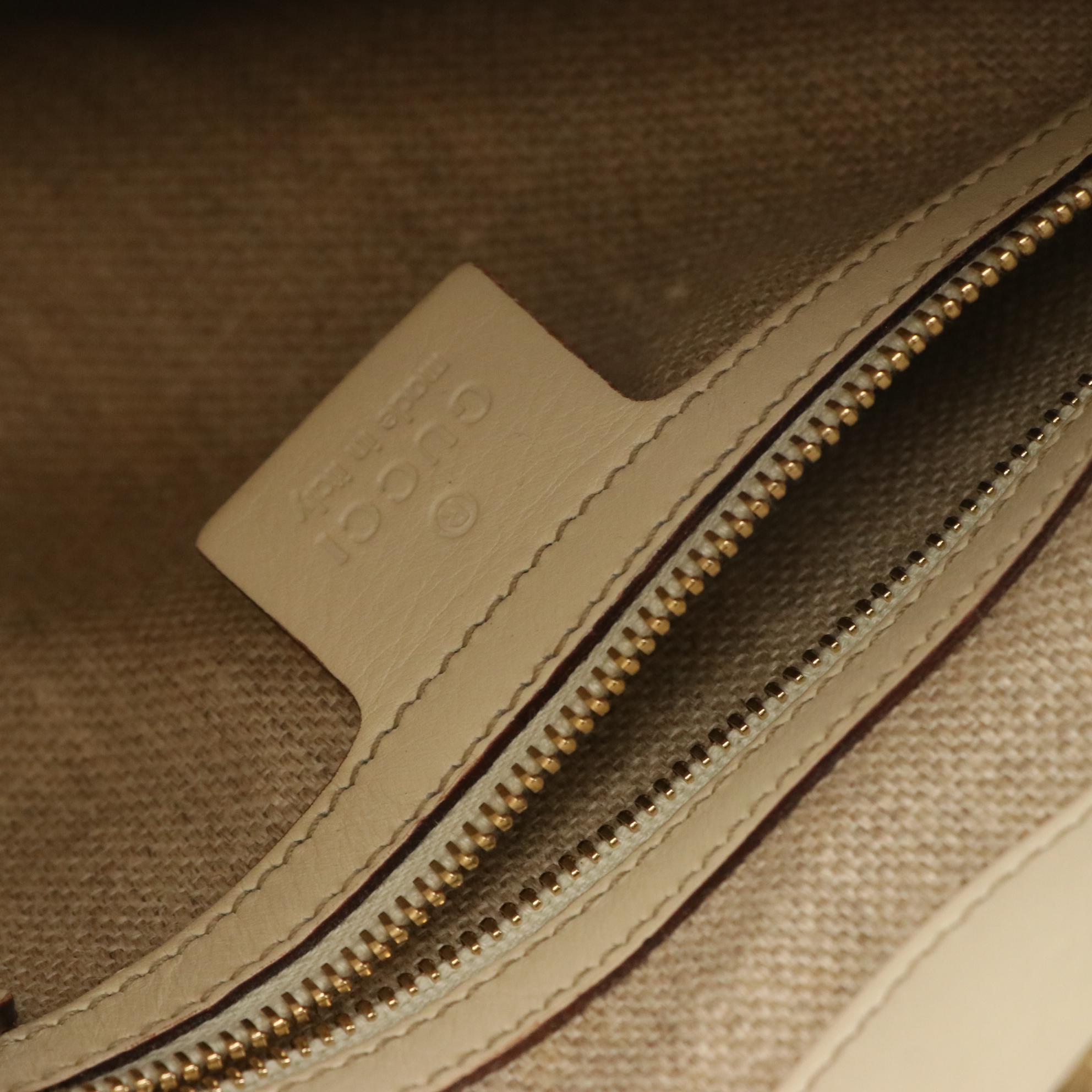 Gucci Python Skin Shoulder Bag with Lobster Claw Clasp