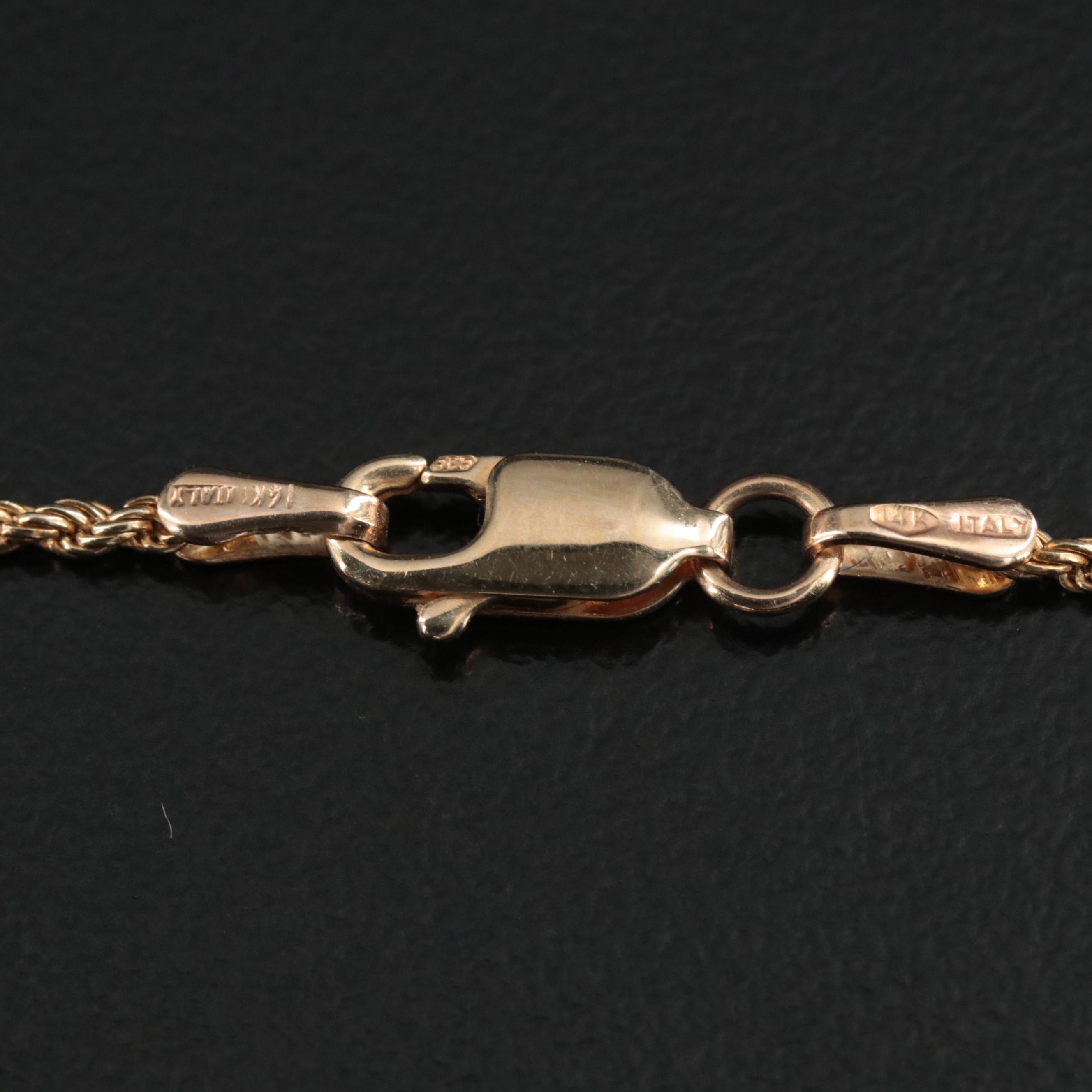 14K Pearl and Diamond Necklace