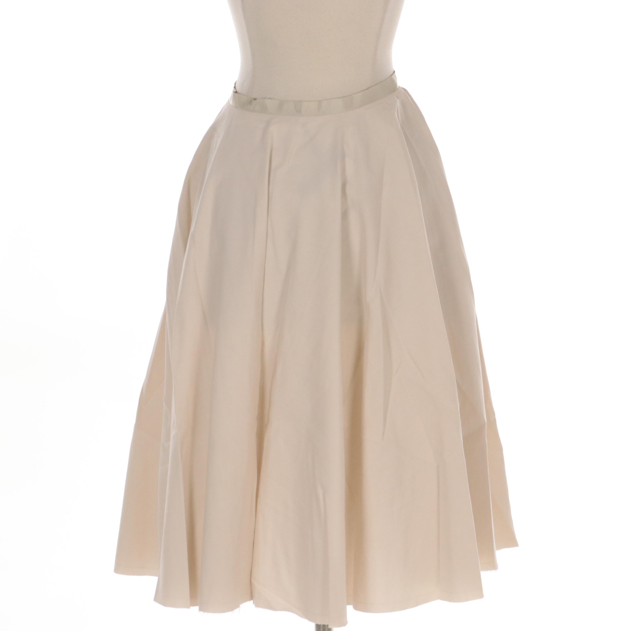 Lanvin Women Two-Tone Boucle Skirt