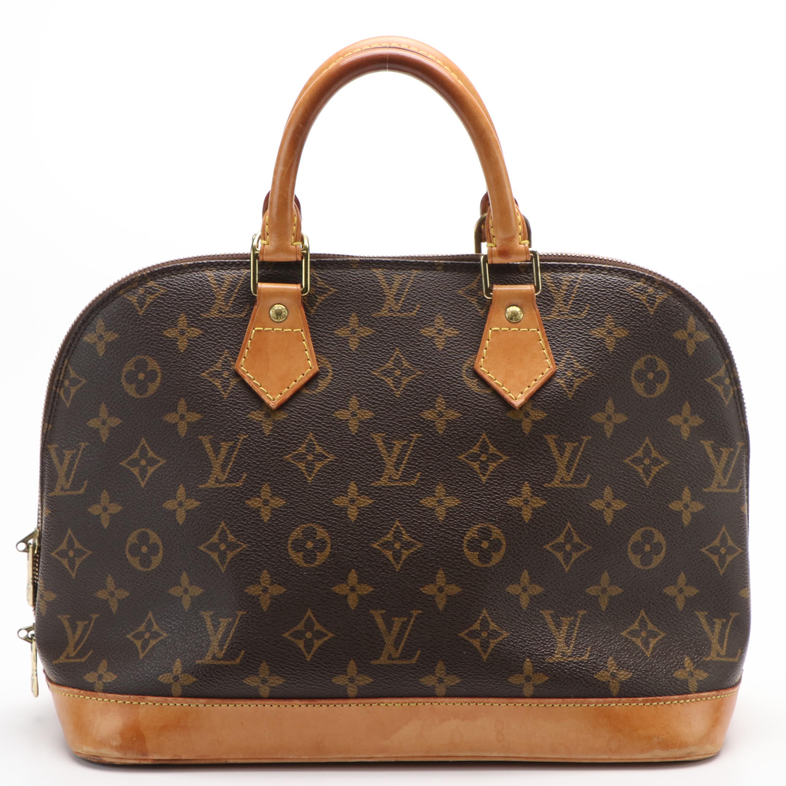 Louis Vuitton Monogram Alma PM Canvas Handbag
