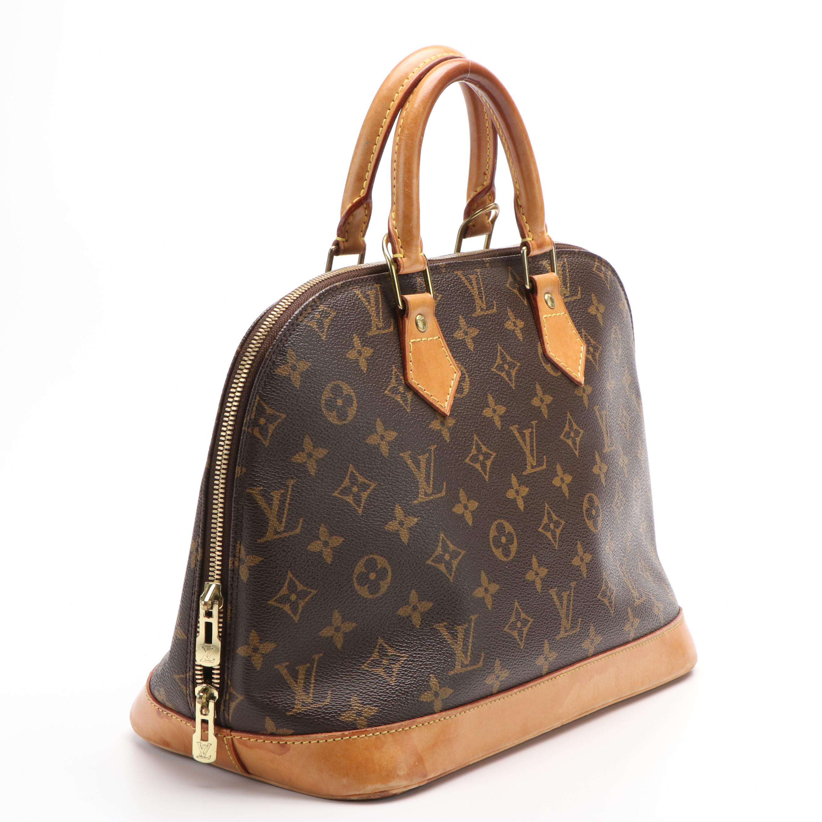 Louis Vuitton Monogram Alma PM Canvas Handbag