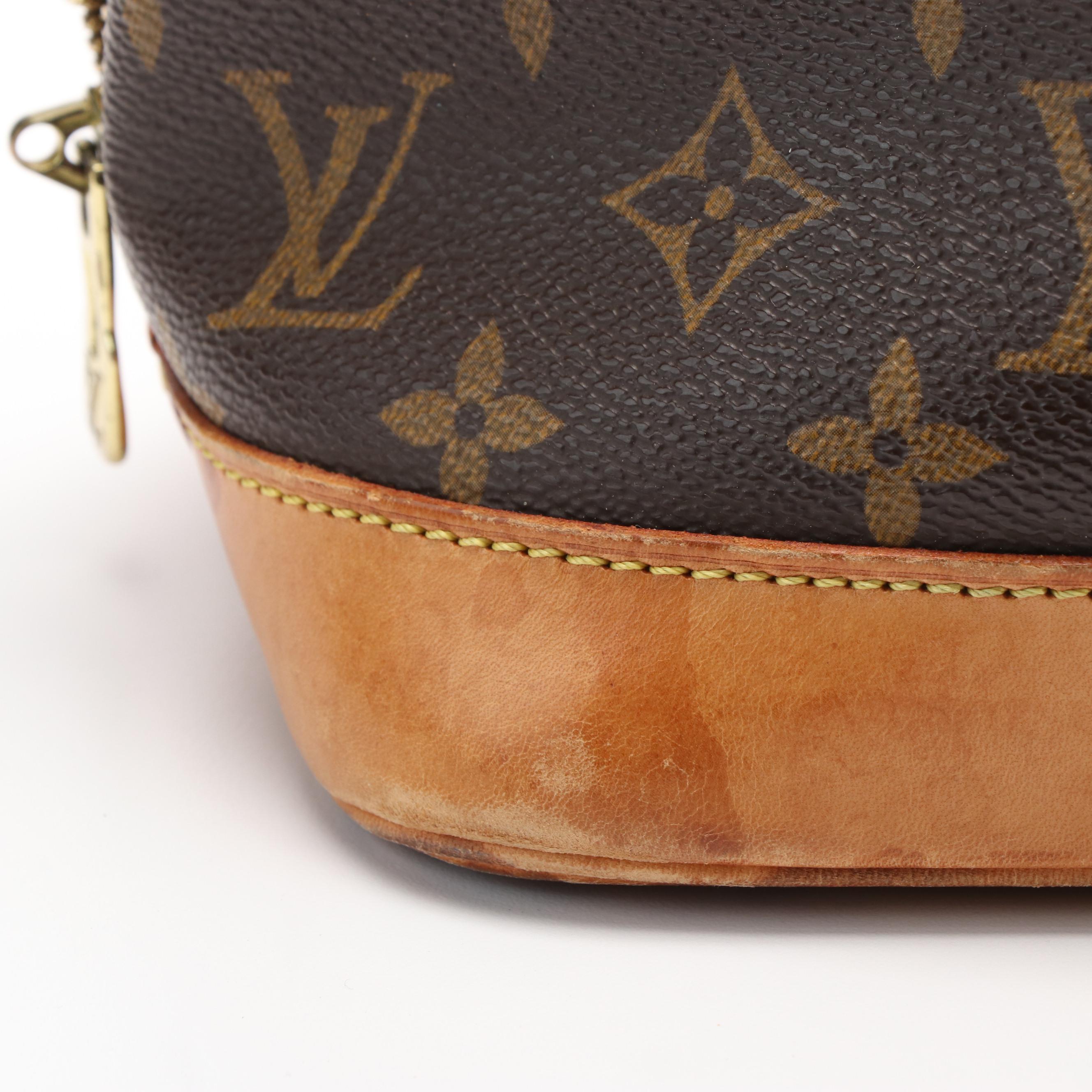 Louis Vuitton Monogram Alma PM Canvas Handbag