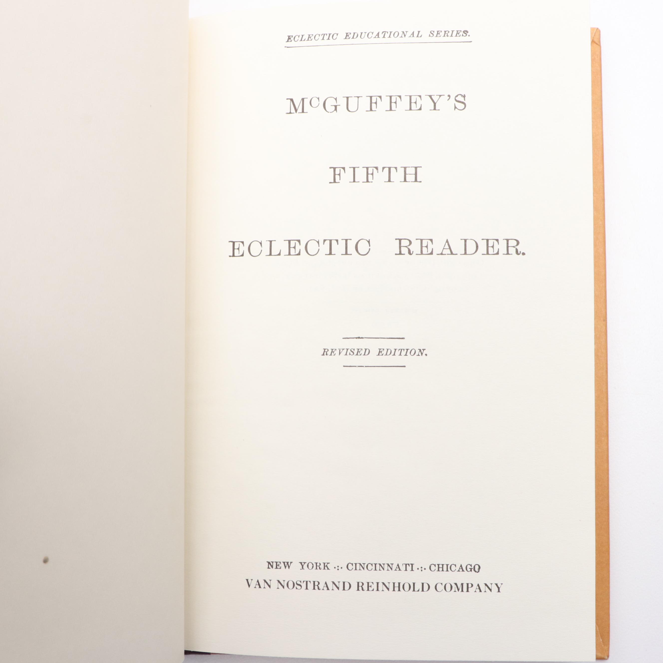 "McGuffey's Eclectic Spelling Book" and Other Readers by W.H. McGuffey, 1980s