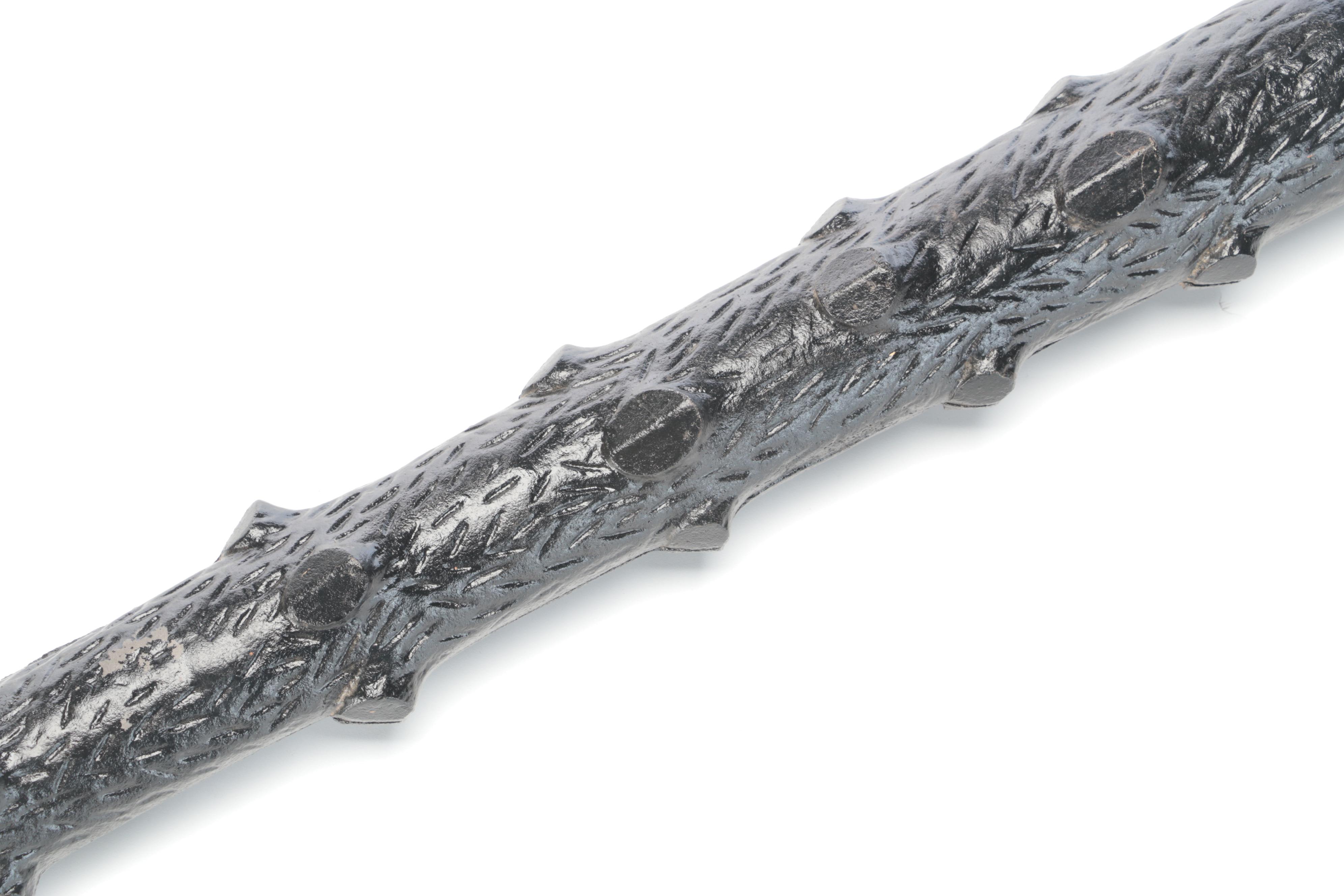 Artisan Crafted Cast Iron Hitching Post With Tree Branch Theme