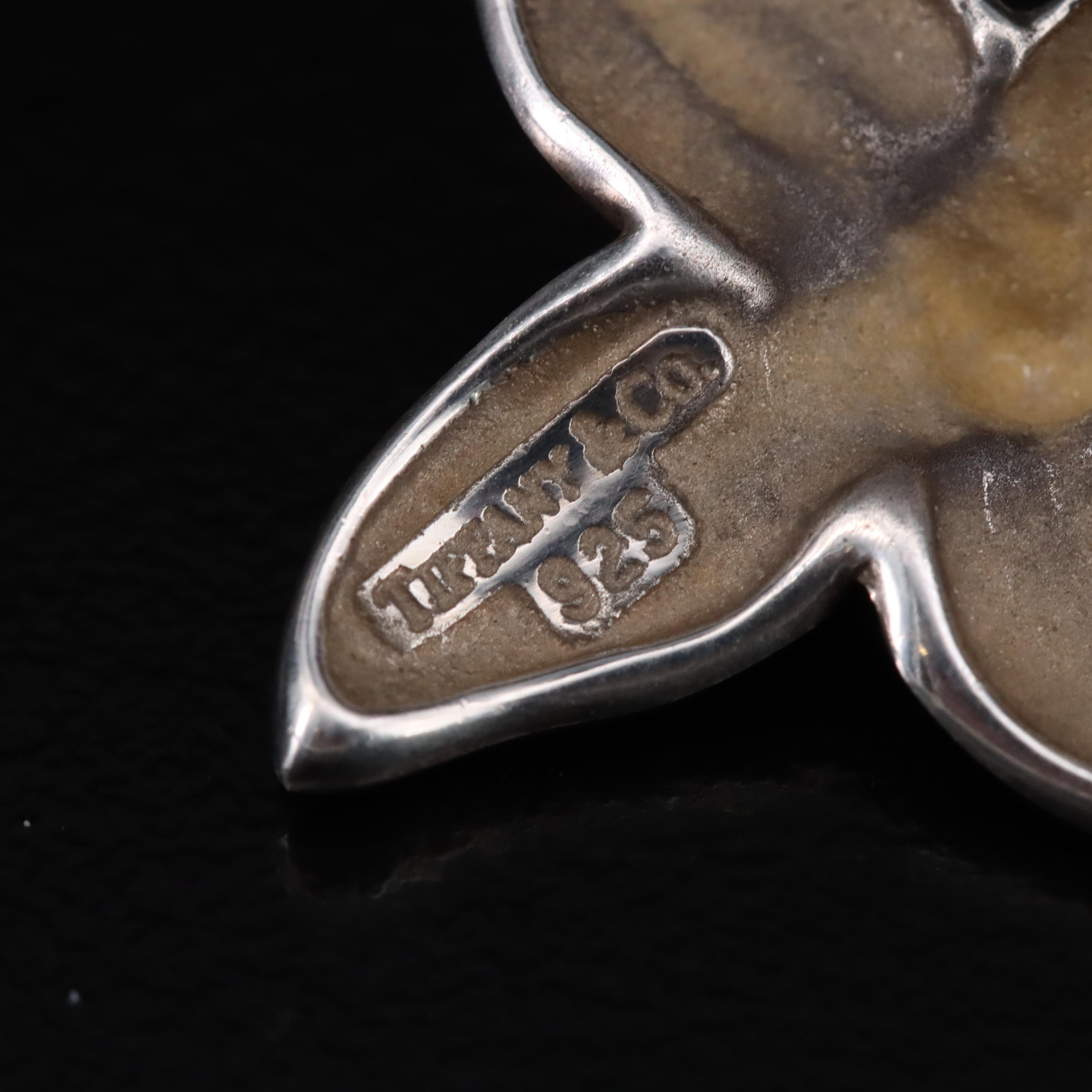 Tiffany & Co. Sterling Flower Petal Necklace